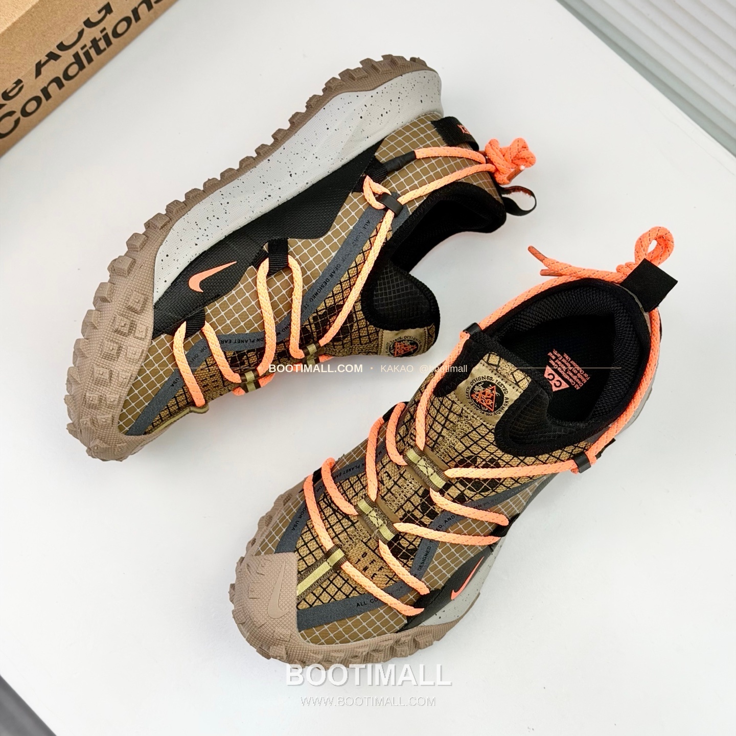 나이키 ACG 2026SS 메쉬 레더 믹스 컬러 블록 스니커즈 Nike ACG 2026 SS Mesh Leather Color Block Sneakers 3