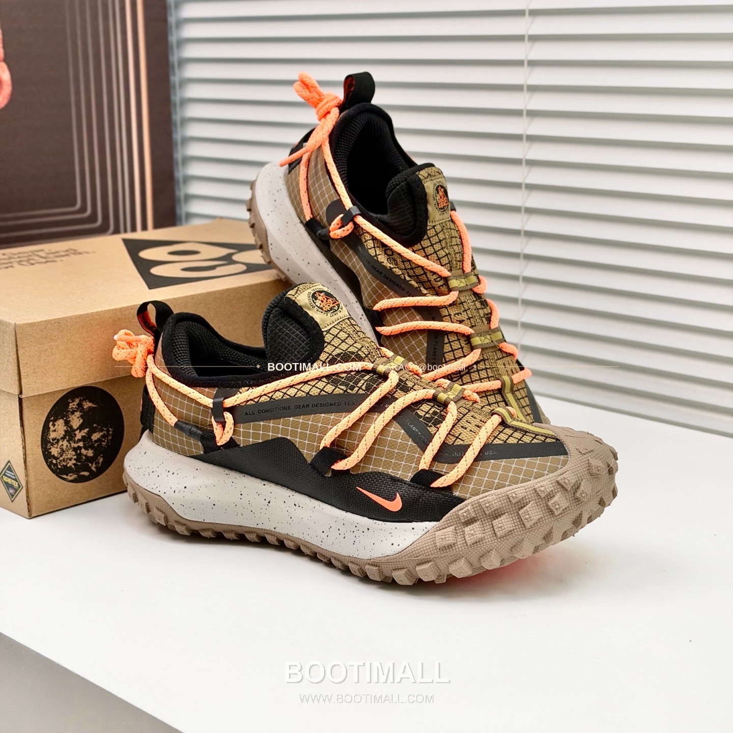 나이키 ACG 2026SS 메쉬 레더 믹스 컬러 블록 스니커즈 Nike ACG 2026 SS Mesh Leather Color Block Sneakers 4