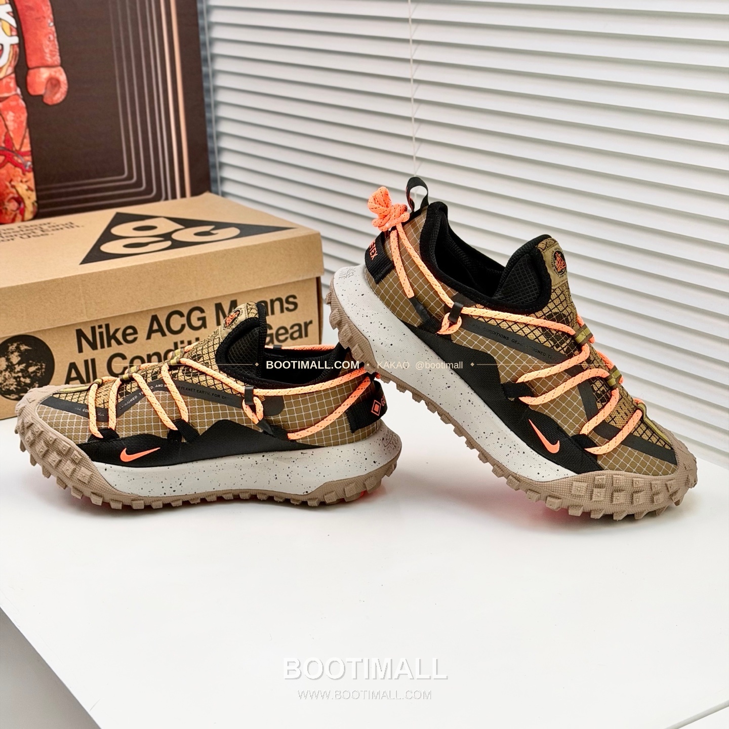 나이키 ACG 2026SS 메쉬 레더 믹스 컬러 블록 스니커즈 Nike ACG 2026 SS Mesh Leather Color Block Sneakers 6