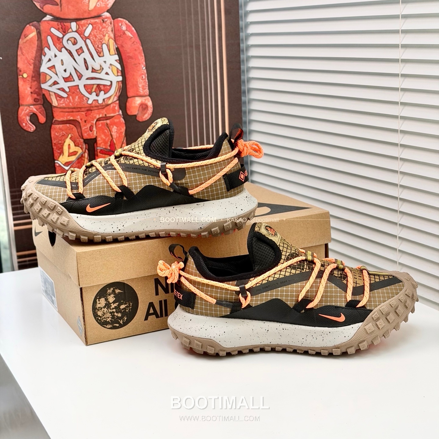 나이키 ACG 2026SS 메쉬 레더 믹스 컬러 블록 스니커즈 Nike ACG 2026 SS Mesh Leather Color Block Sneakers 7