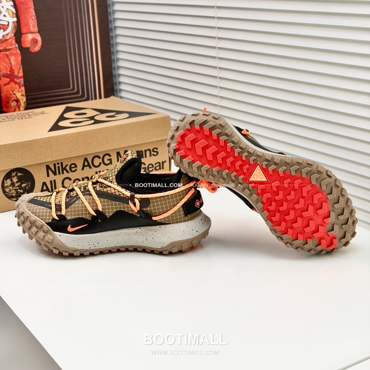 나이키 ACG 2026SS 메쉬 레더 믹스 컬러 블록 스니커즈 Nike ACG 2026 SS Mesh Leather Color Block Sneakers 8