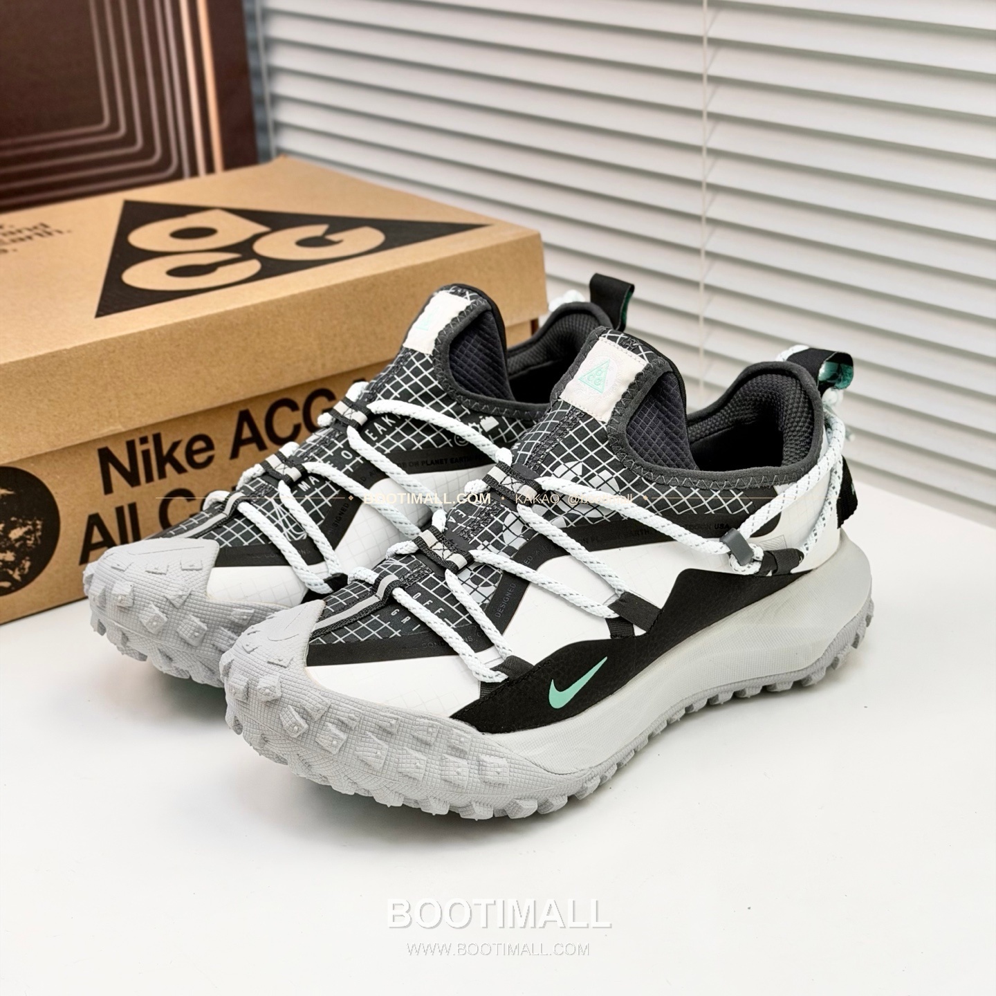 나이키 ACG 2026SS 메쉬 레더 믹스 컬러 블록 스니커즈 Nike ACG 2026 SS Mesh Leather Color Block Sneakers 2