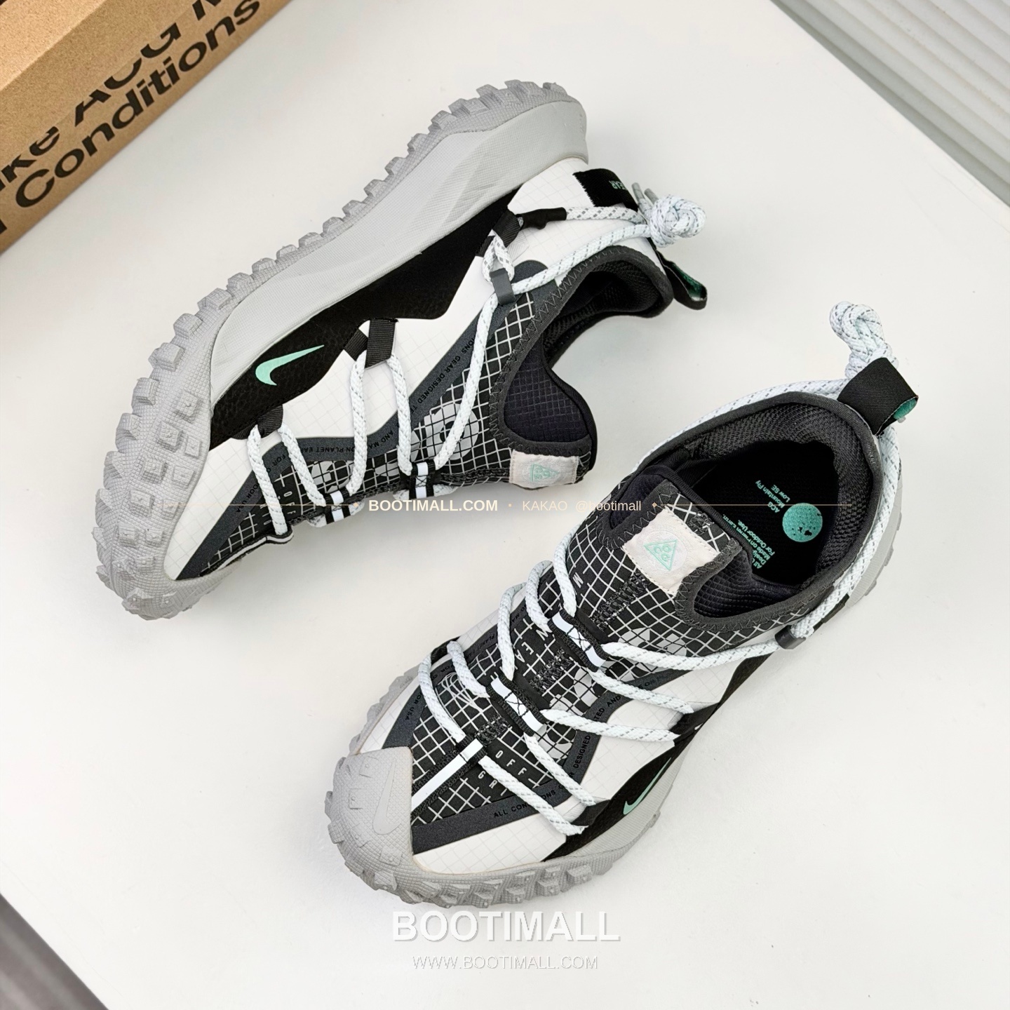 나이키 ACG 2026SS 메쉬 레더 믹스 컬러 블록 스니커즈 Nike ACG 2026 SS Mesh Leather Color Block Sneakers 3