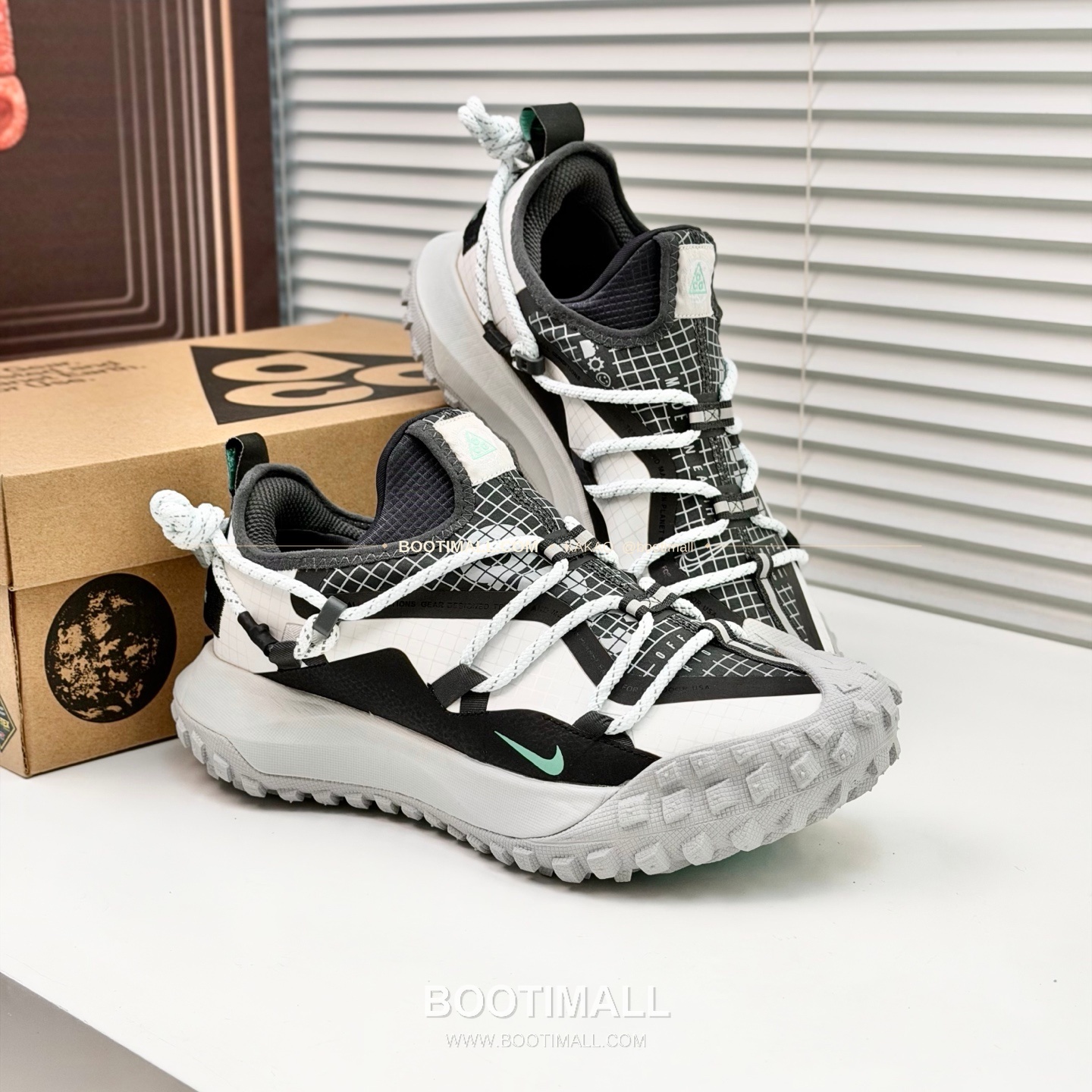 나이키 ACG 2026SS 메쉬 레더 믹스 컬러 블록 스니커즈 Nike ACG 2026 SS Mesh Leather Color Block Sneakers 4