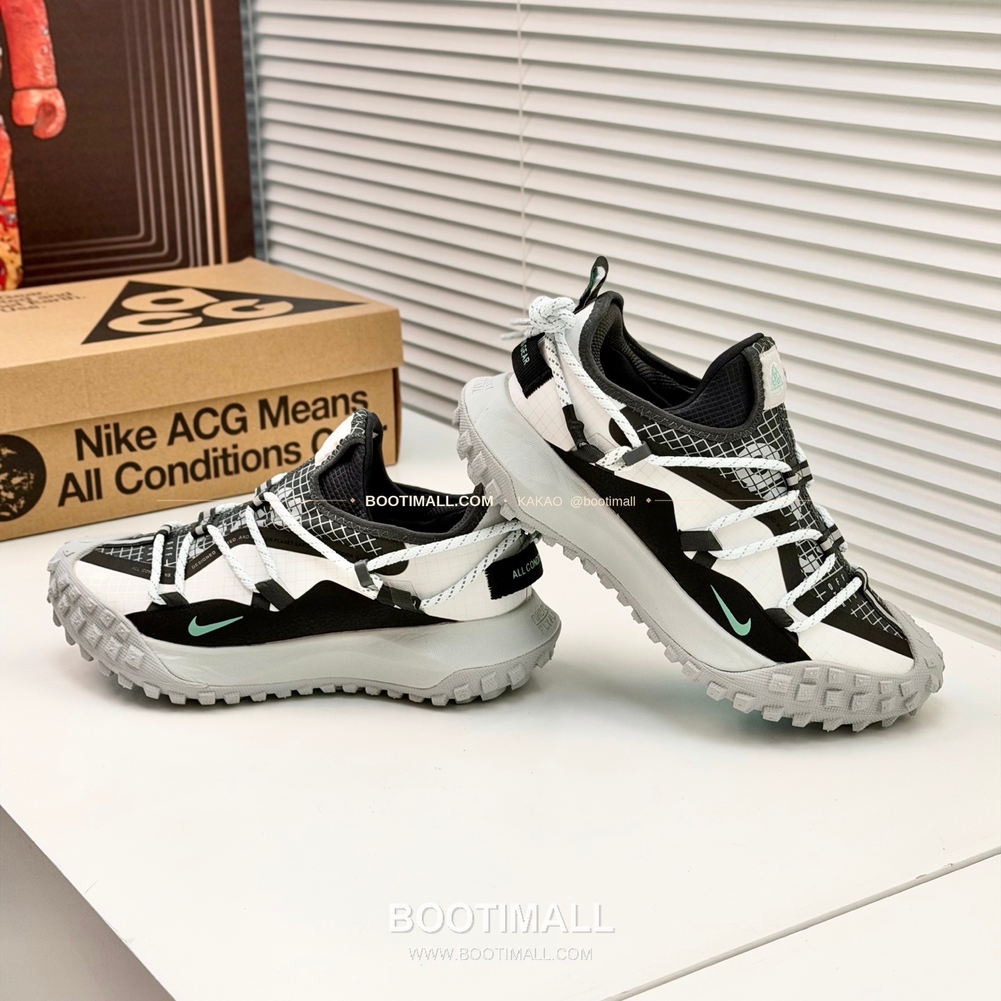 나이키 ACG 2026SS 메쉬 레더 믹스 컬러 블록 스니커즈 Nike ACG 2026 SS Mesh Leather Color Block Sneakers 6