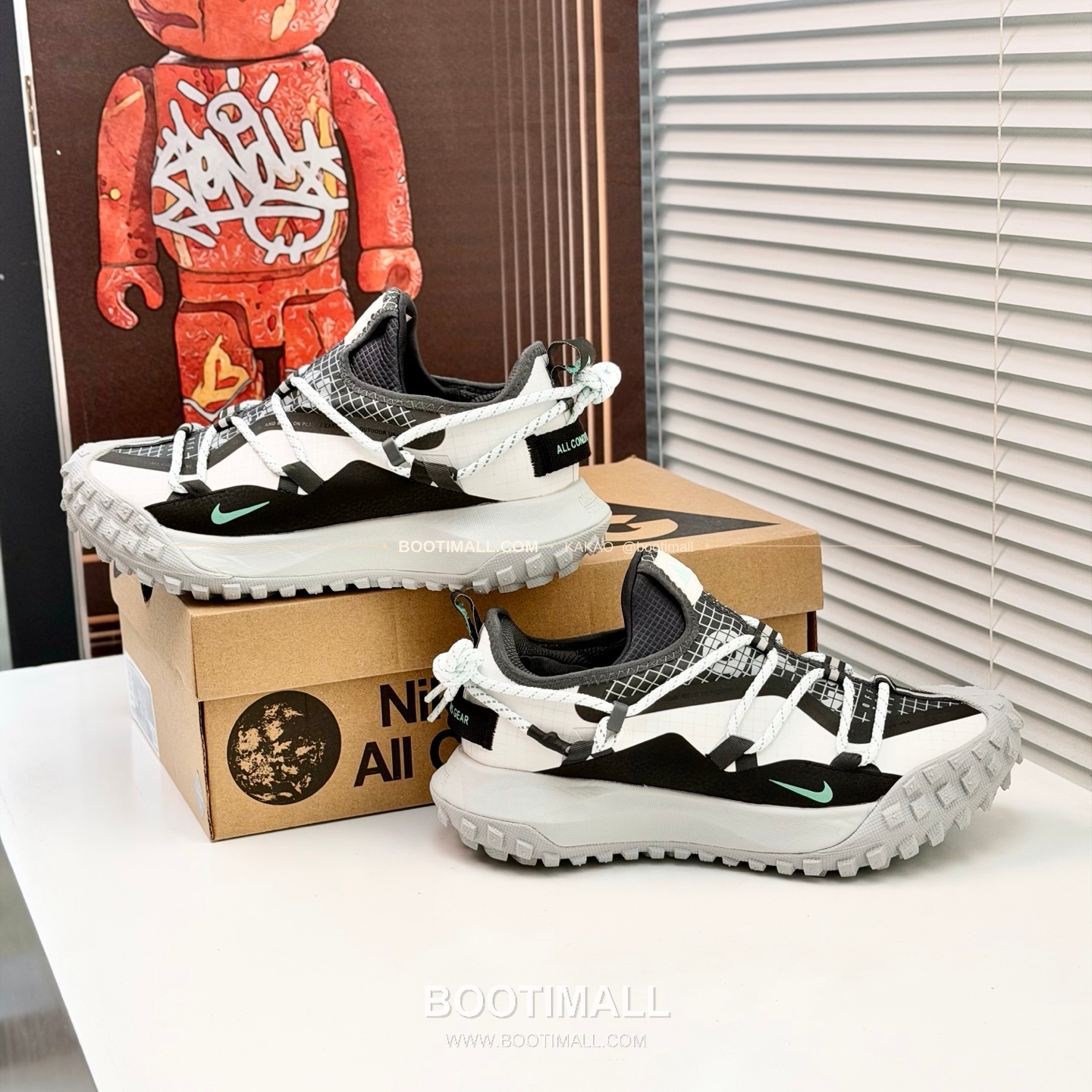 나이키 ACG 2026SS 메쉬 레더 믹스 컬러 블록 스니커즈 Nike ACG 2026 SS Mesh Leather Color Block Sneakers 7