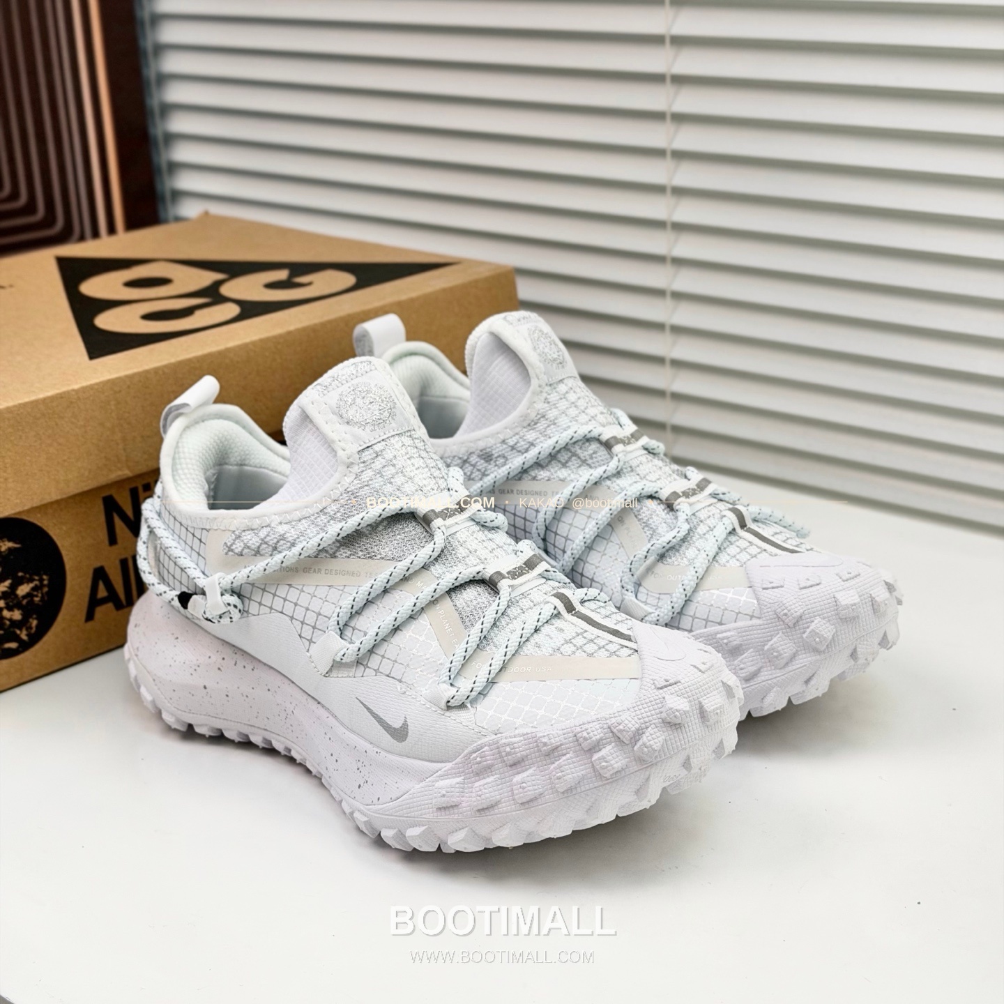 나이키 ACG 2026SS 메쉬 레더 믹스 컬러 블록 스니커즈 Nike ACG 2026 SS Mesh Leather Color Block Sneakers 1