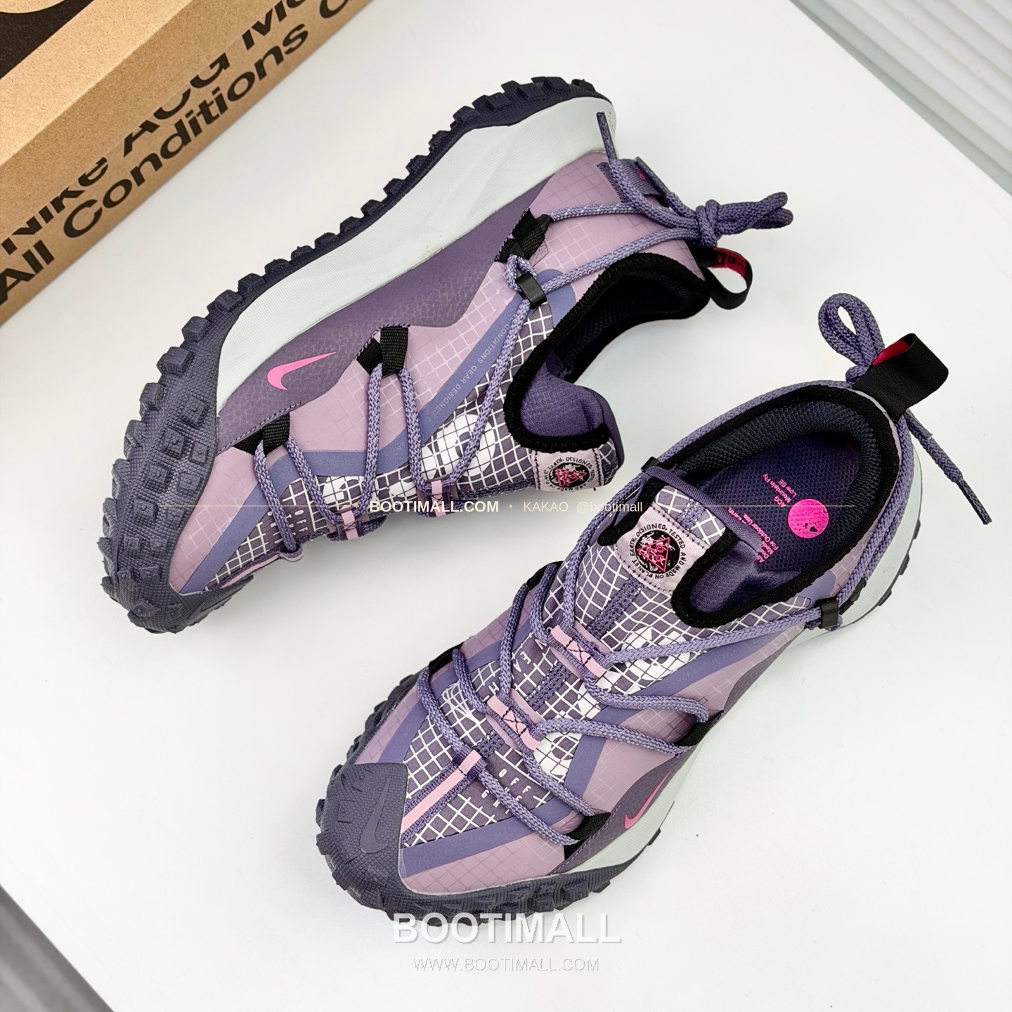 나이키 ACG 2026SS 메쉬 레더 믹스 컬러 블록 스니커즈 Nike ACG 2026 SS Mesh Leather Color Block Sneakers 3