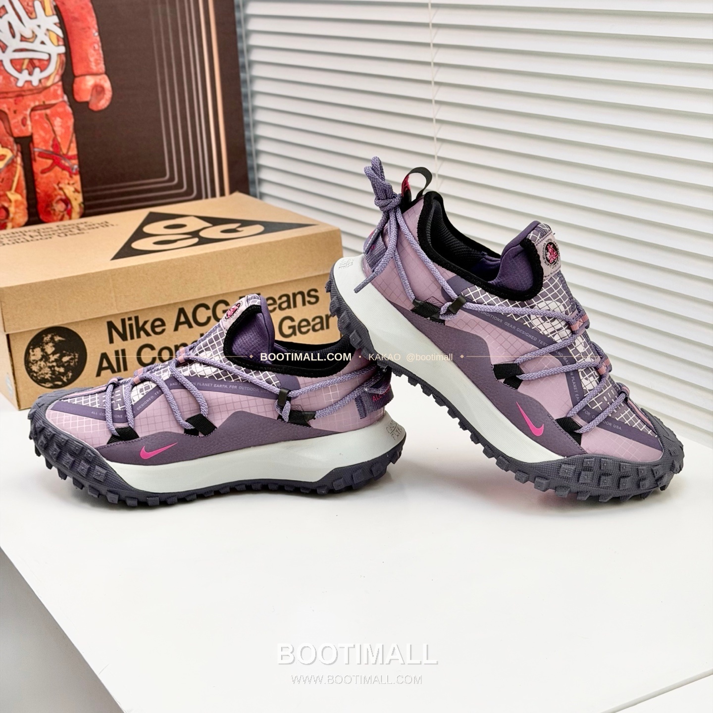 나이키 ACG 2026SS 메쉬 레더 믹스 컬러 블록 스니커즈 Nike ACG 2026 SS Mesh Leather Color Block Sneakers 6