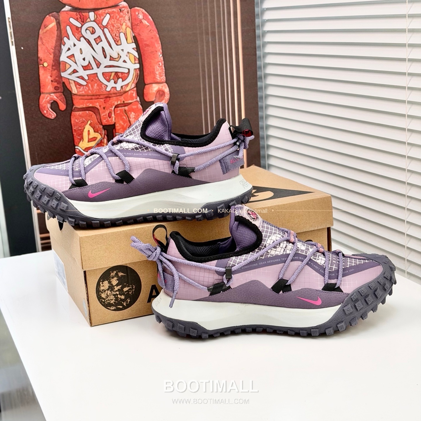 나이키 ACG 2026SS 메쉬 레더 믹스 컬러 블록 스니커즈 Nike ACG 2026 SS Mesh Leather Color Block Sneakers 7