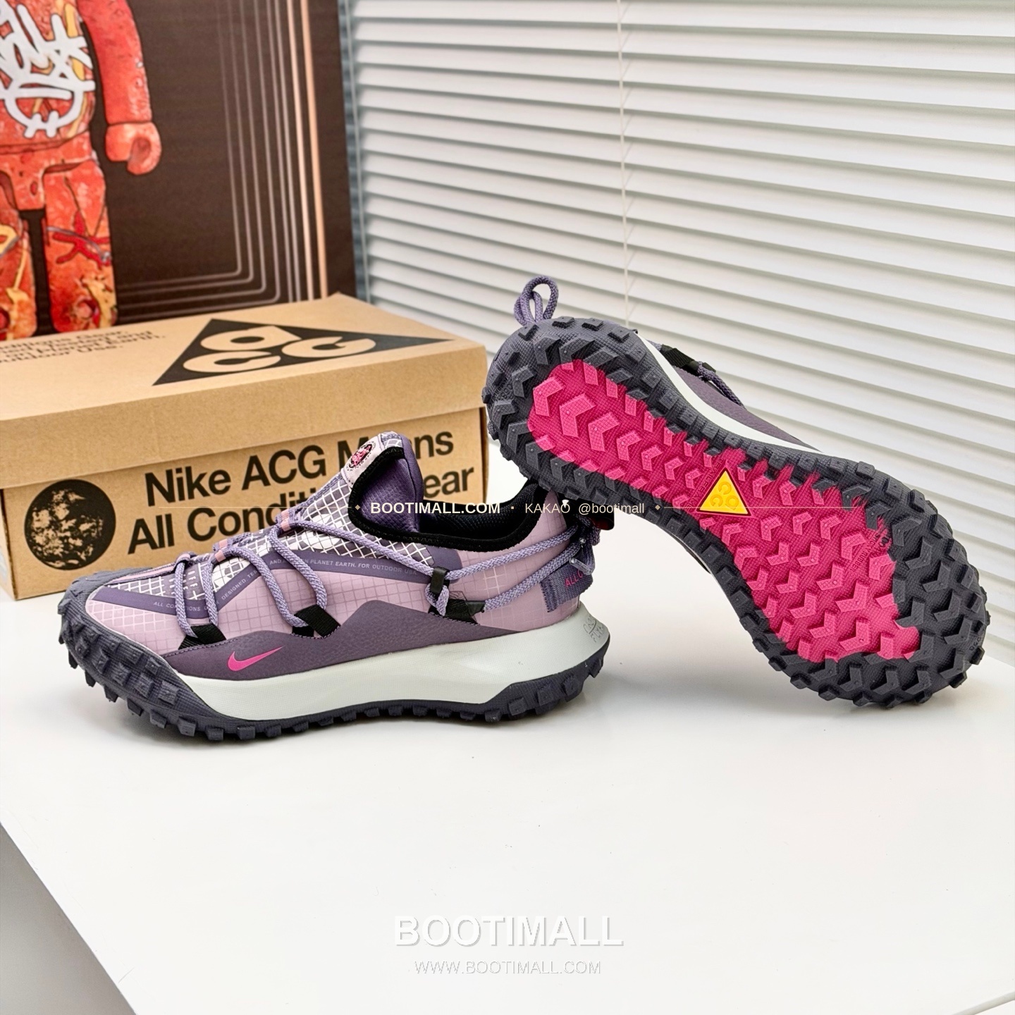 나이키 ACG 2026SS 메쉬 레더 믹스 컬러 블록 스니커즈 Nike ACG 2026 SS Mesh Leather Color Block Sneakers 8