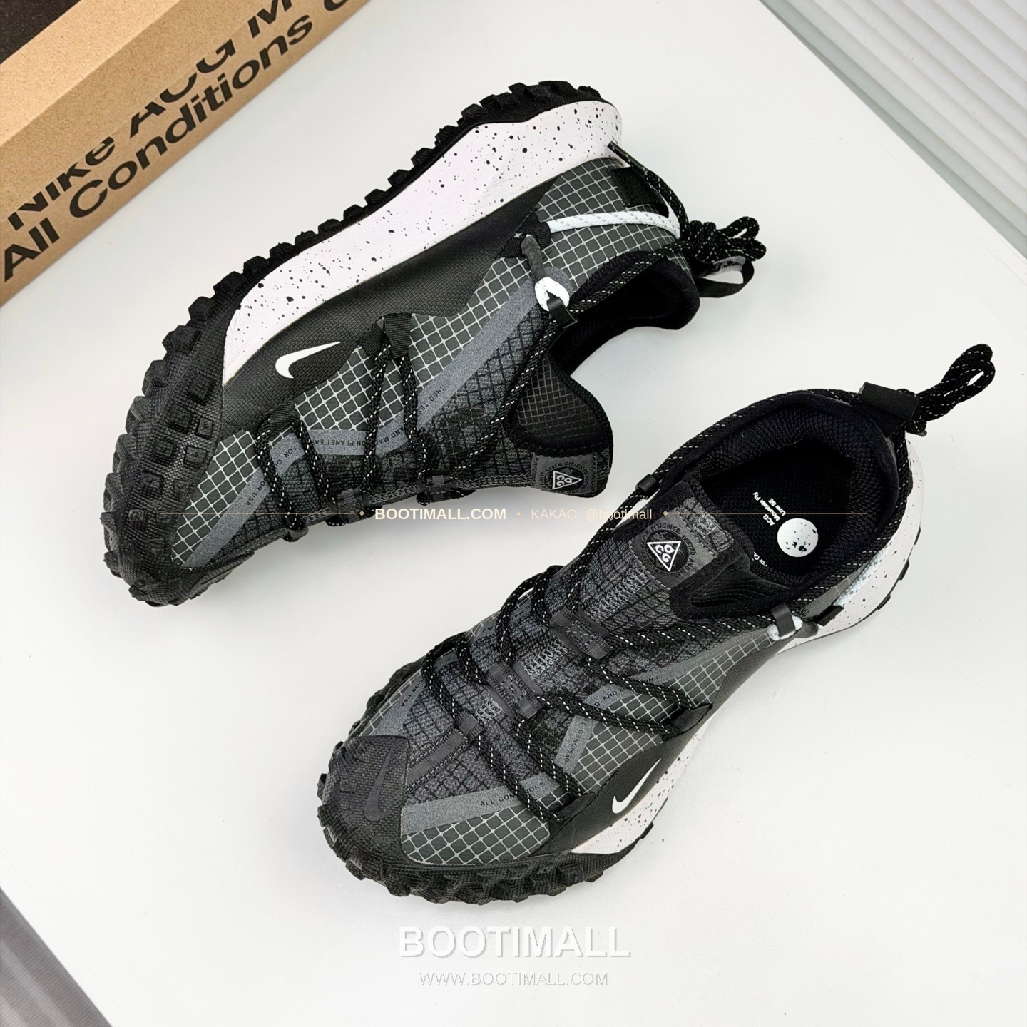 나이키 ACG 2026SS 메쉬 레더 믹스 컬러 블록 스니커즈 Nike ACG 2026 SS Mesh Leather Color Block Sneakers 3