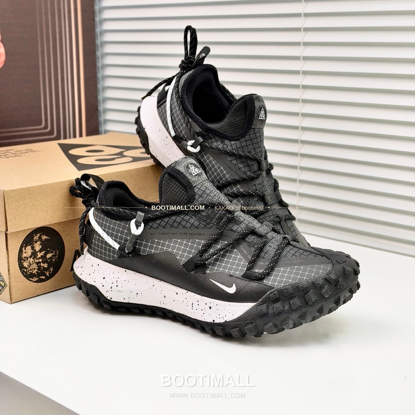 나이키 ACG 2026SS 메쉬 레더 믹스 컬러 블록 스니커즈 Nike ACG 2026 SS Mesh Leather Color Block Sneakers 4