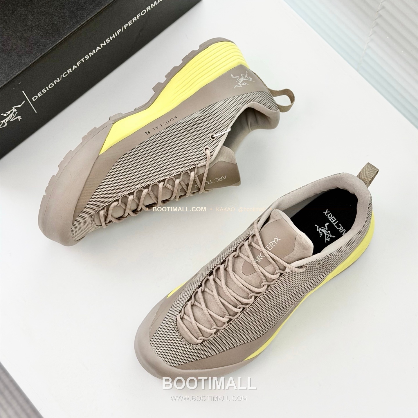 아크테릭스 2026SS 메쉬 레더 브라운 스니커즈 Arc'teryx 2026 SS Mesh Leather Brown Sneakers 3