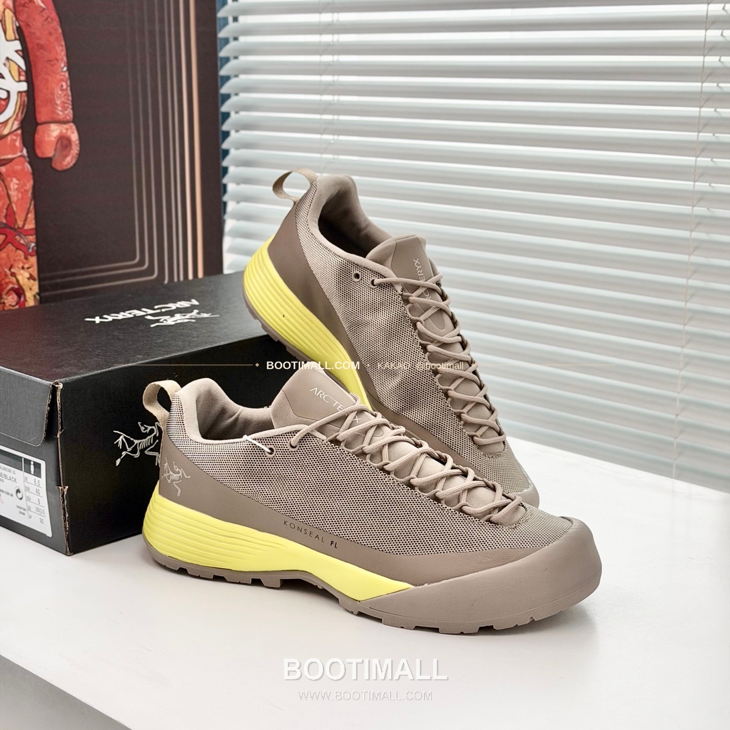 아크테릭스 2026SS 메쉬 레더 브라운 스니커즈 Arc'teryx 2026 SS Mesh Leather Brown Sneakers 4