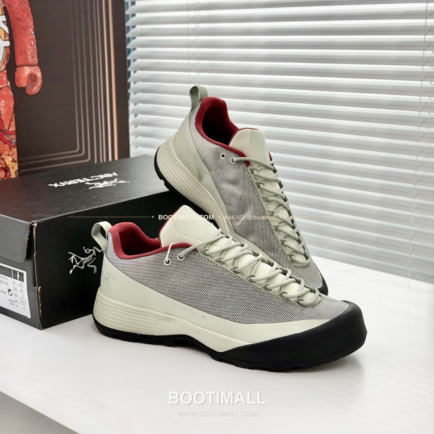 아크테릭스 2026SS 메쉬 레더 브라운 스니커즈 Arc'teryx 2026 SS Mesh Leather Brown Sneakers 4