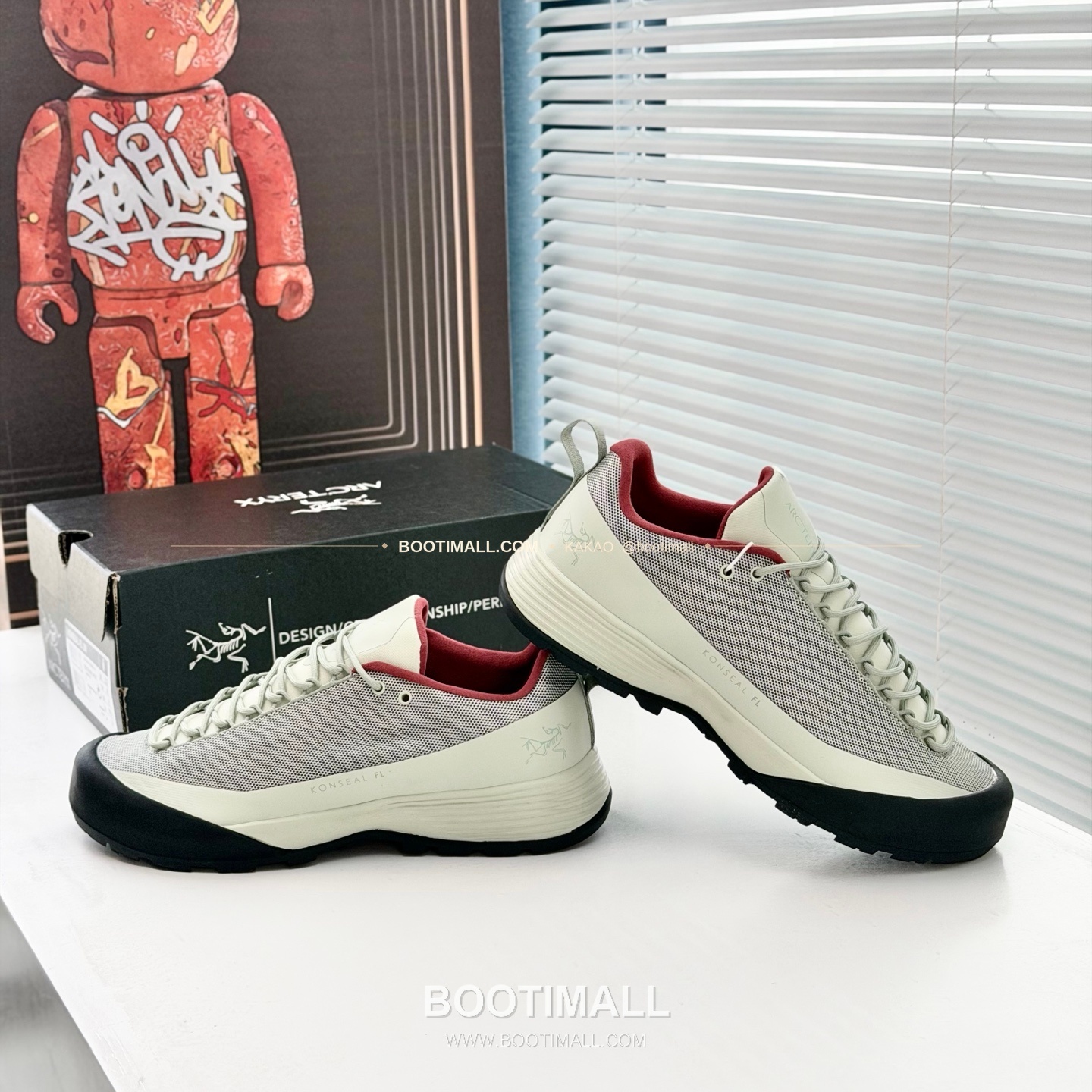 아크테릭스 2026SS 메쉬 레더 브라운 스니커즈 Arc'teryx 2026 SS Mesh Leather Brown Sneakers 6