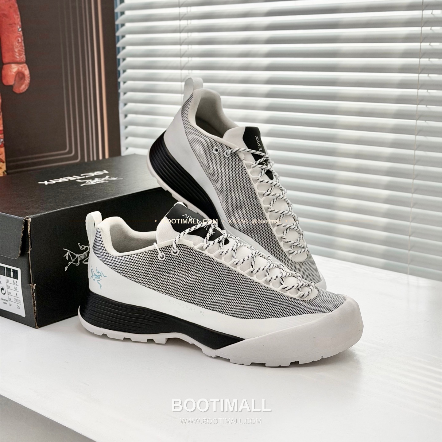 아크테릭스 2026SS 메쉬 레더 브라운 스니커즈 Arc'teryx 2026 SS Mesh Leather Brown Sneakers 4