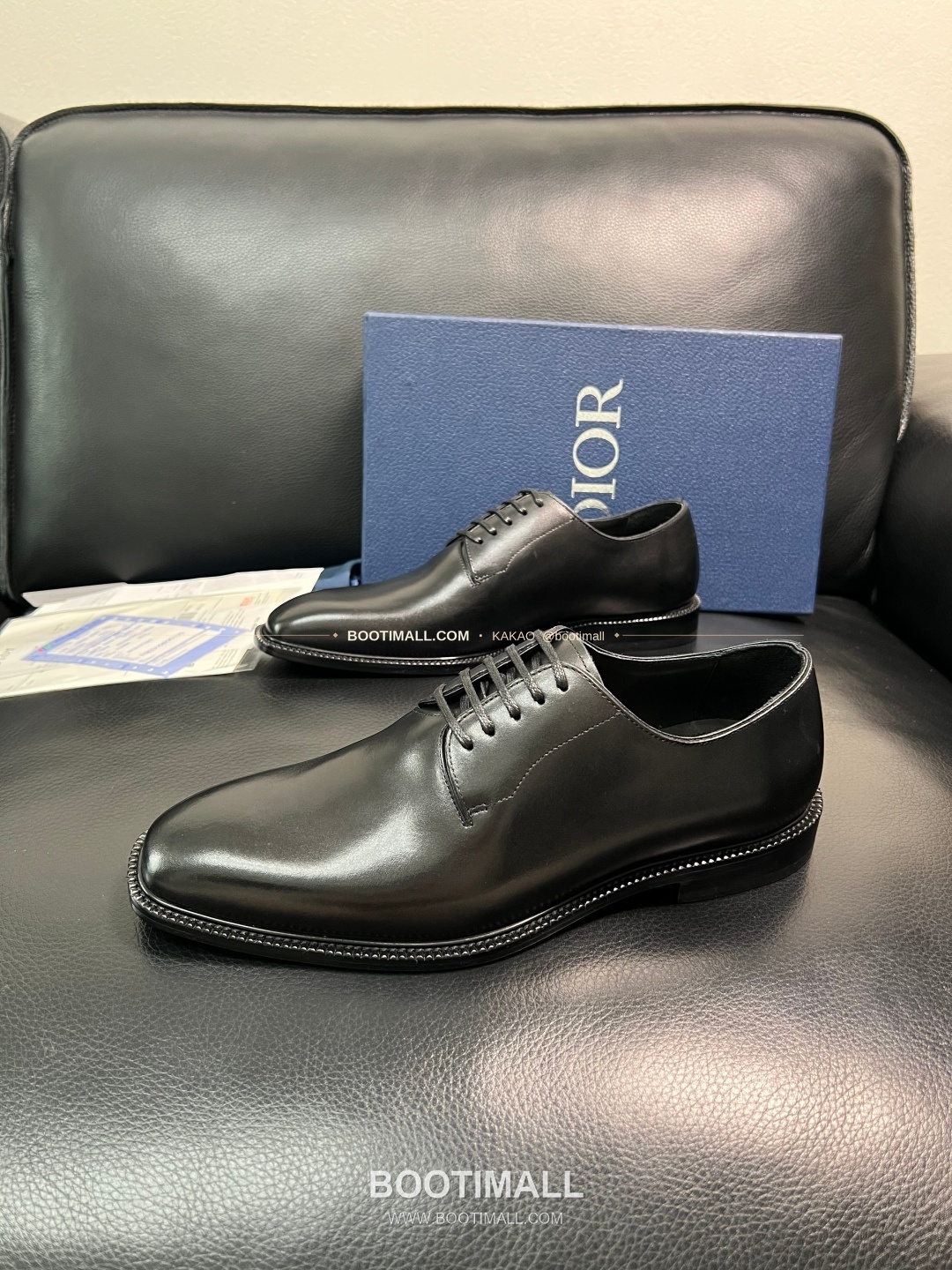 디올 2026SS 송아지가죽 클래식 레더 블랙 더비 슈즈 Dior 2026 SS Calfskin Classic Leather Black Derby Shoes 4