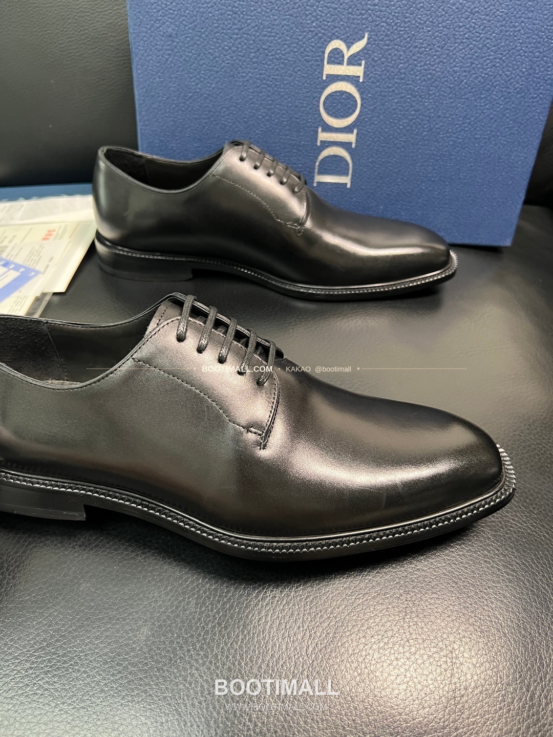디올 2026SS 송아지가죽 클래식 레더 블랙 더비 슈즈 Dior 2026 SS Calfskin Classic Leather Black Derby Shoes 6