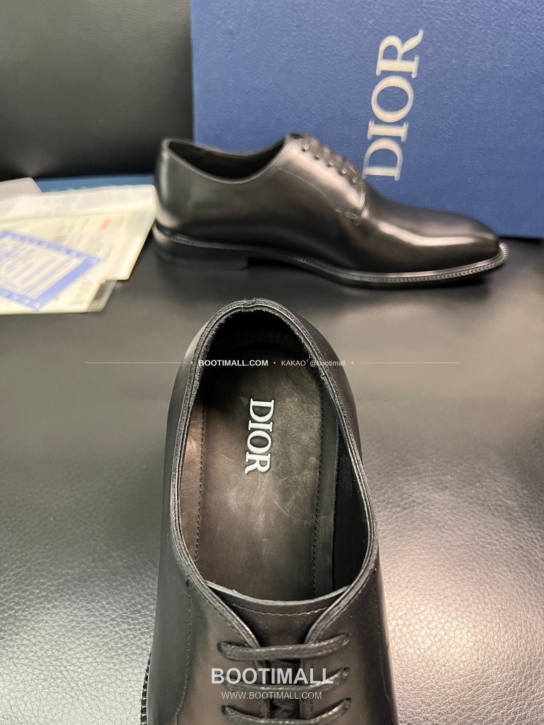 디올 2026SS 송아지가죽 클래식 레더 블랙 더비 슈즈 Dior 2026 SS Calfskin Classic Leather Black Derby Shoes 7