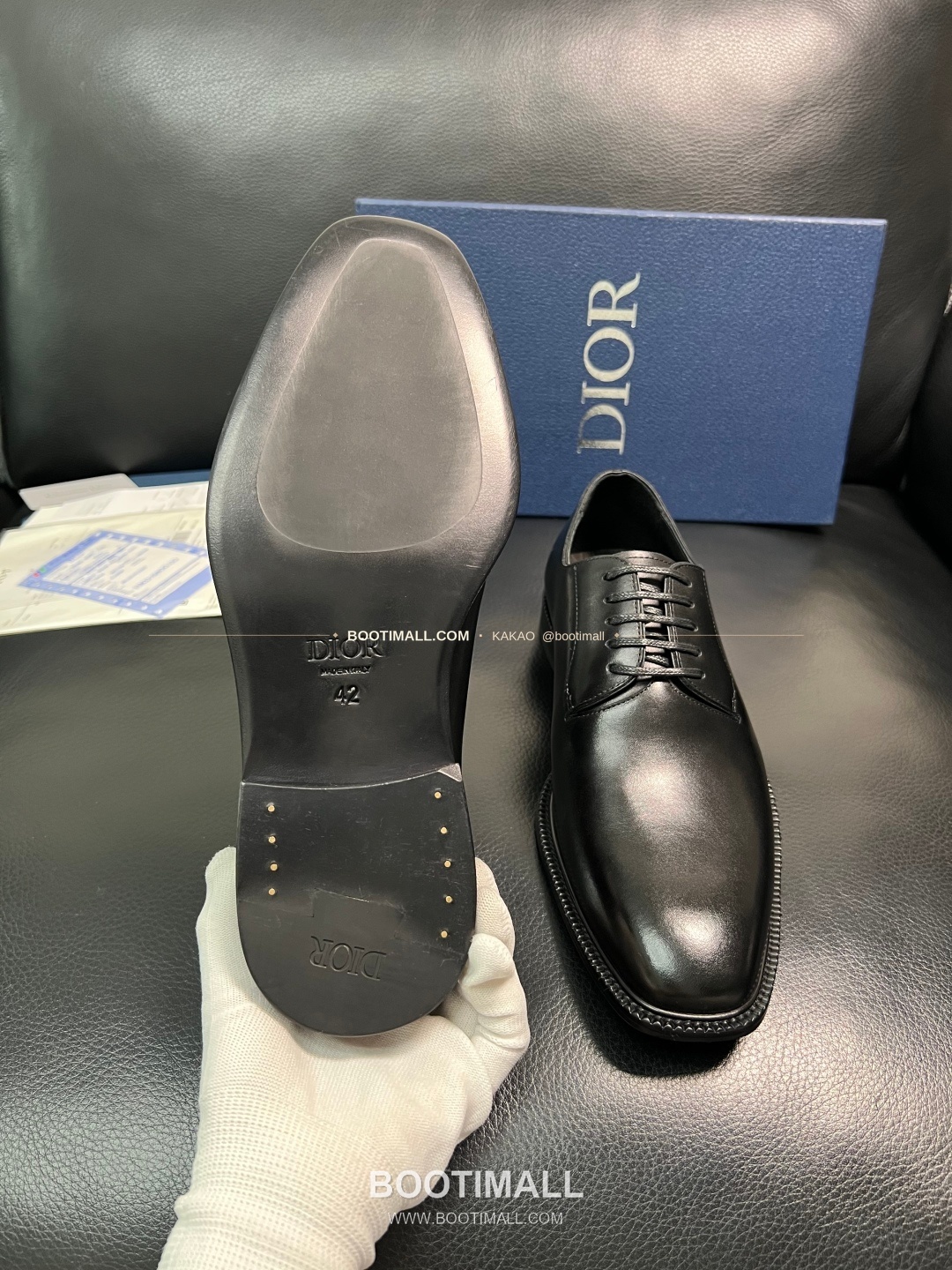 디올 2026SS 송아지가죽 클래식 레더 블랙 더비 슈즈 Dior 2026 SS Calfskin Classic Leather Black Derby Shoes 9
