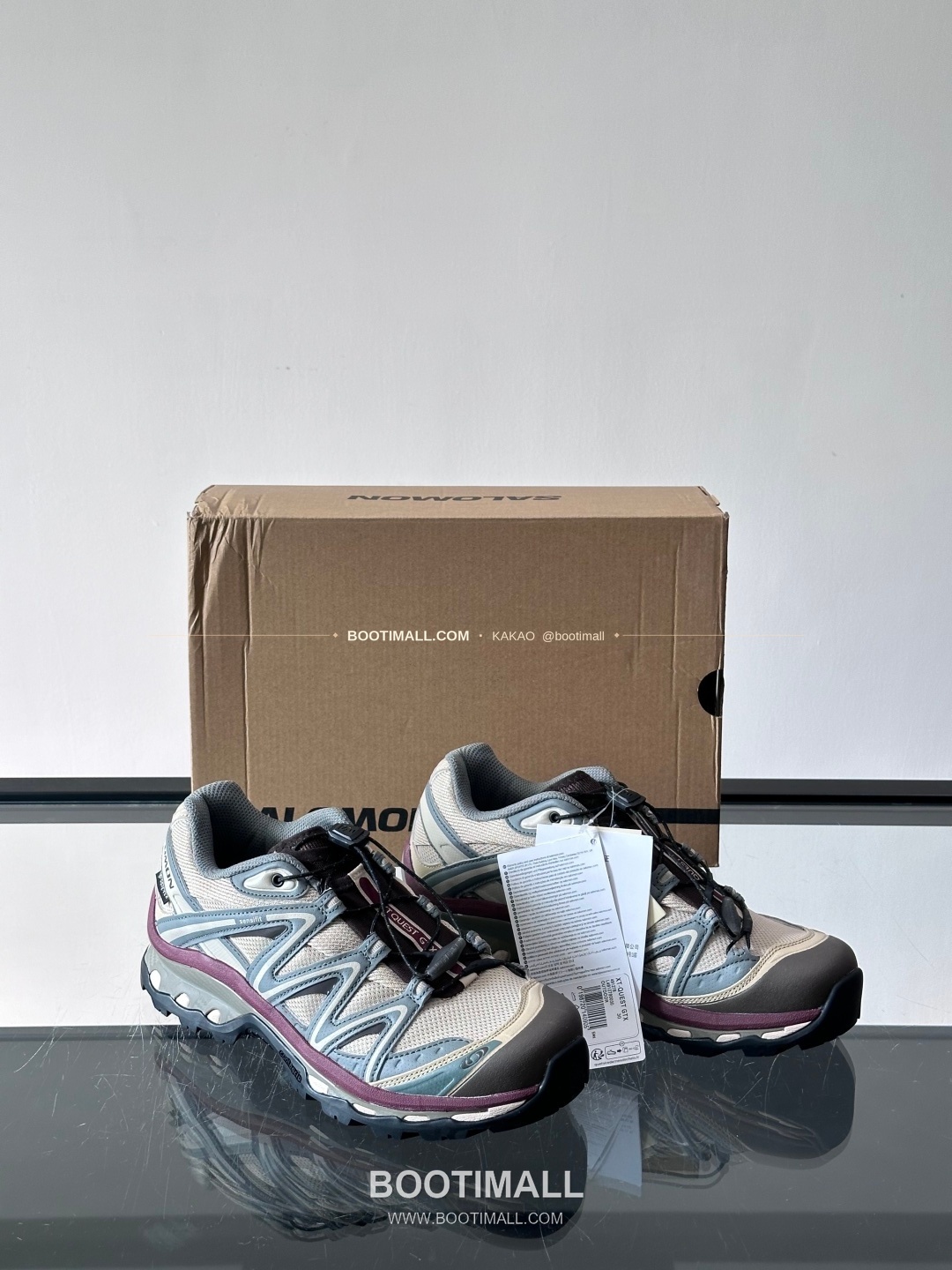 살로몬 2026SS 메쉬 합성가죽 3D샤시 레드 브라운 스니커즈 Salomon 2026 SS Mesh Synthetic Leather 3D Chassis Red Brown Sneakers XA PRO 3D 5