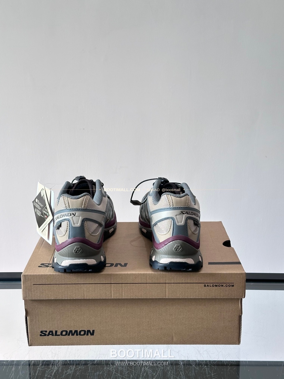 살로몬 2026SS 메쉬 합성가죽 3D샤시 레드 브라운 스니커즈 Salomon 2026 SS Mesh Synthetic Leather 3D Chassis Red Brown Sneakers XA PRO 3D 8