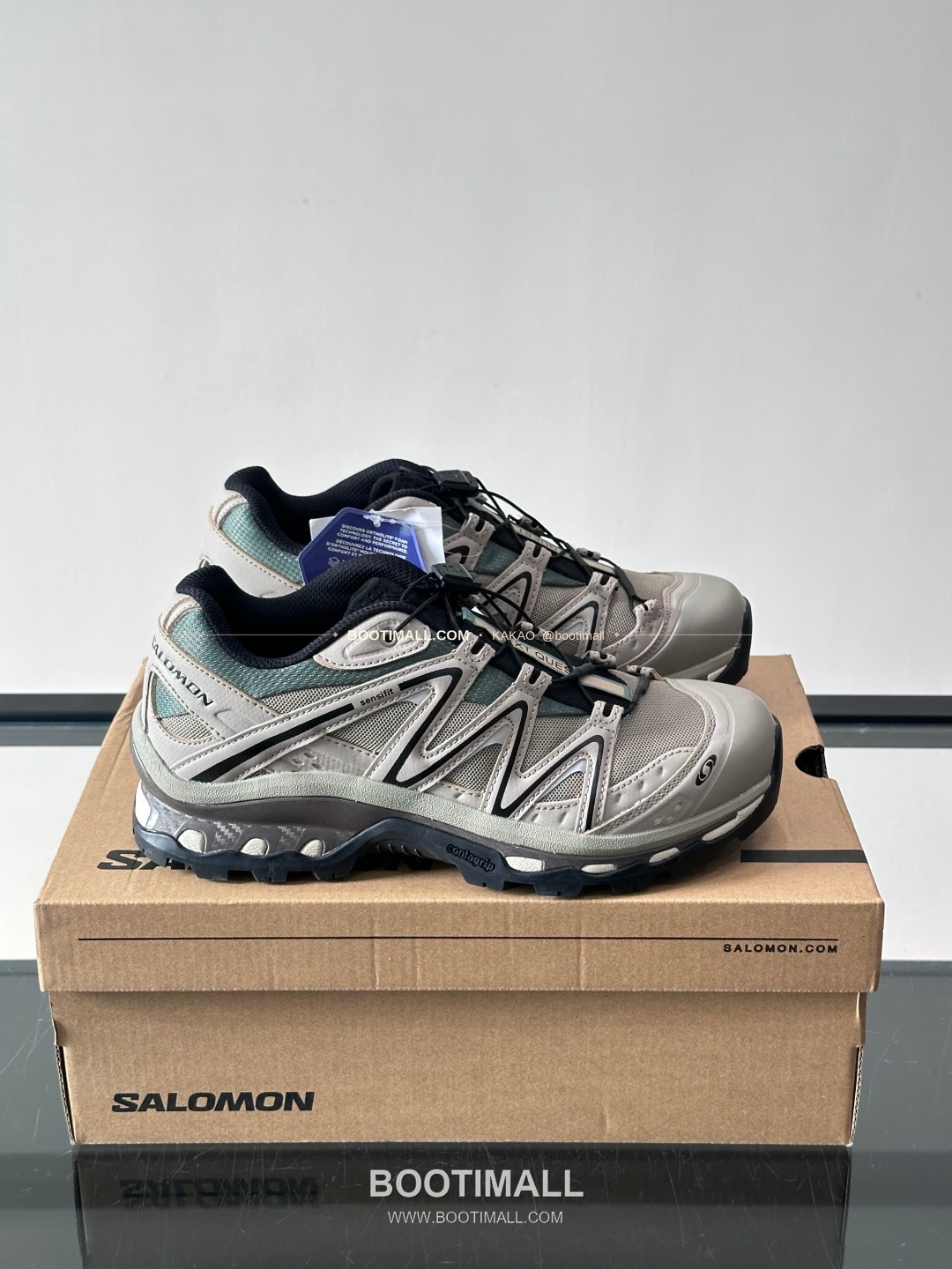 살로몬 2026SS 메쉬 합성가죽 3D샤시 레드 브라운 스니커즈 Salomon 2026 SS Mesh Synthetic Leather 3D Chassis Red Brown Sneakers XA PRO 3D 1