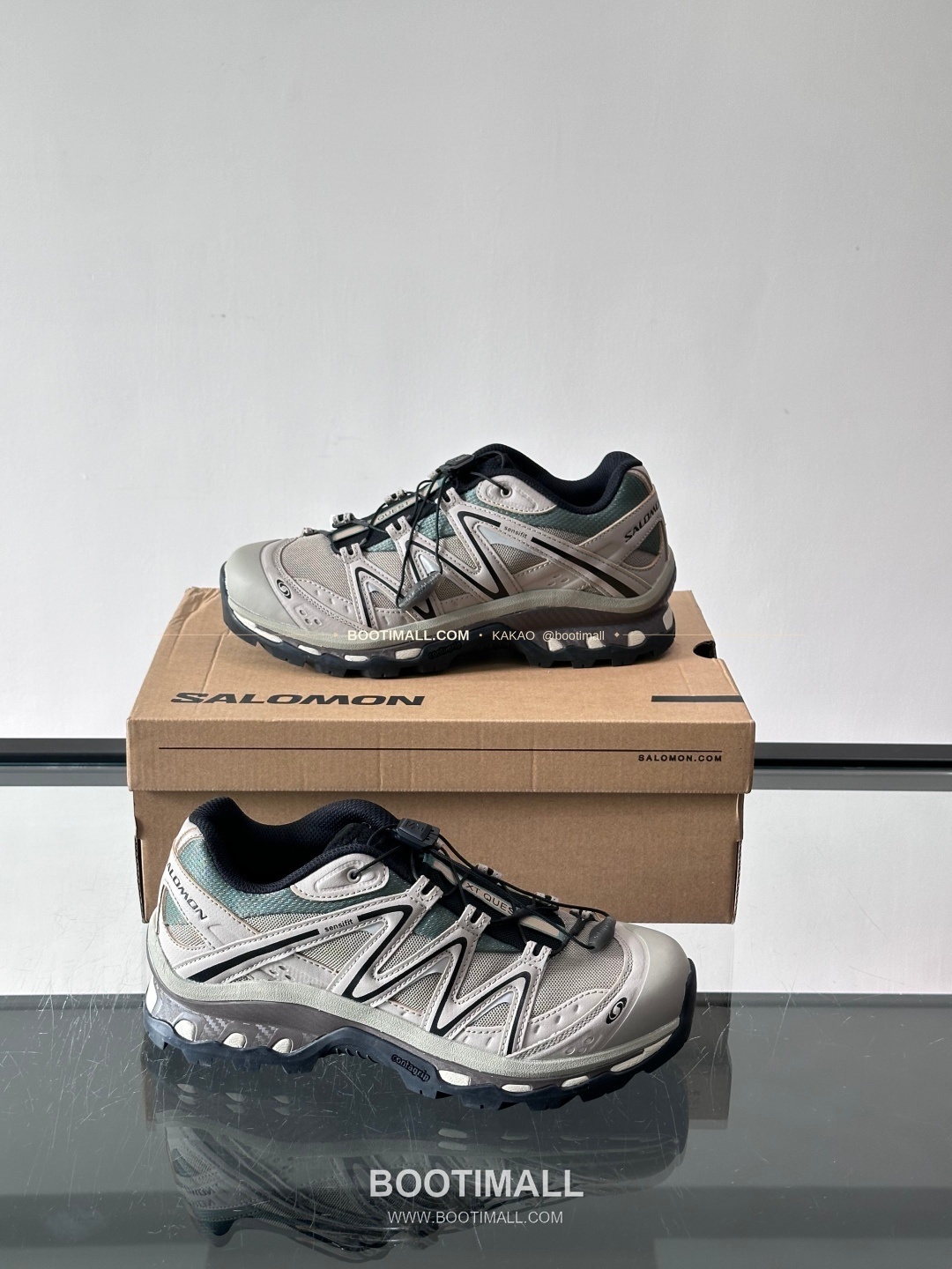 살로몬 2026SS 메쉬 합성가죽 3D샤시 레드 브라운 스니커즈 Salomon 2026 SS Mesh Synthetic Leather 3D Chassis Red Brown Sneakers XA PRO 3D 4