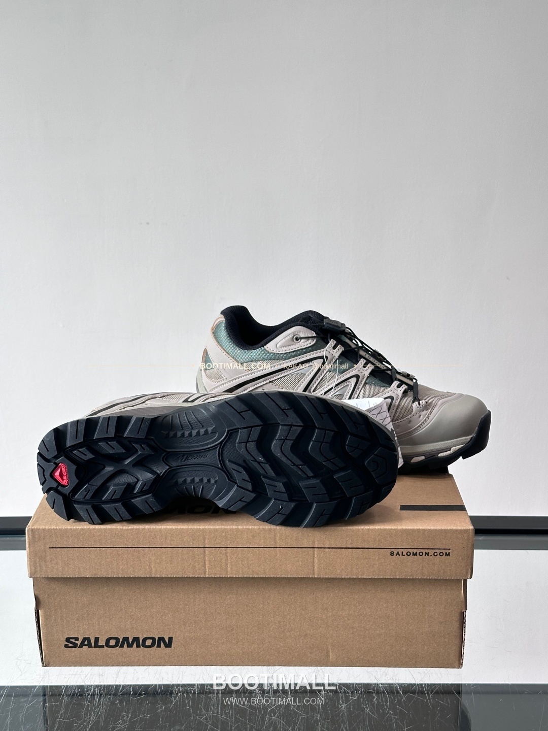 살로몬 2026SS 메쉬 합성가죽 3D샤시 레드 브라운 스니커즈 Salomon 2026 SS Mesh Synthetic Leather 3D Chassis Red Brown Sneakers XA PRO 3D 9