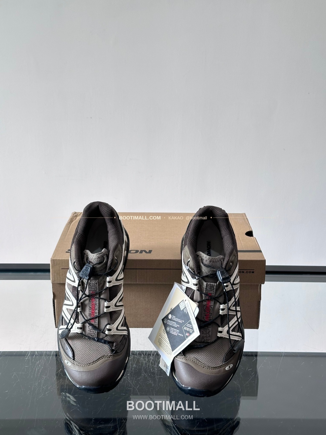 살로몬 2026SS 메쉬 합성가죽 3D샤시 레드 브라운 스니커즈 Salomon 2026 SS Mesh Synthetic Leather 3D Chassis Red Brown Sneakers XA PRO 3D 6