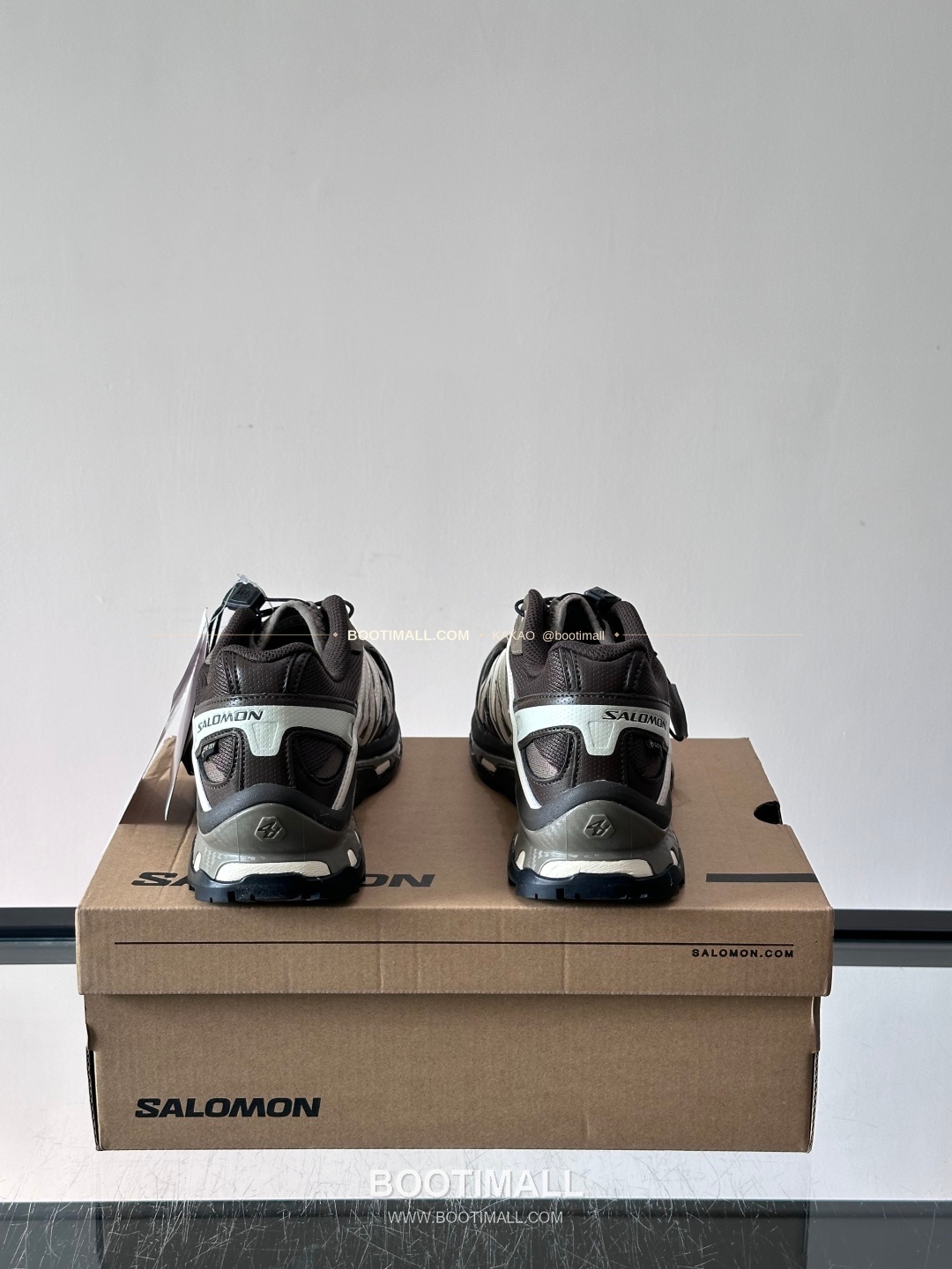 살로몬 2026SS 메쉬 합성가죽 3D샤시 레드 브라운 스니커즈 Salomon 2026 SS Mesh Synthetic Leather 3D Chassis Red Brown Sneakers XA PRO 3D 8