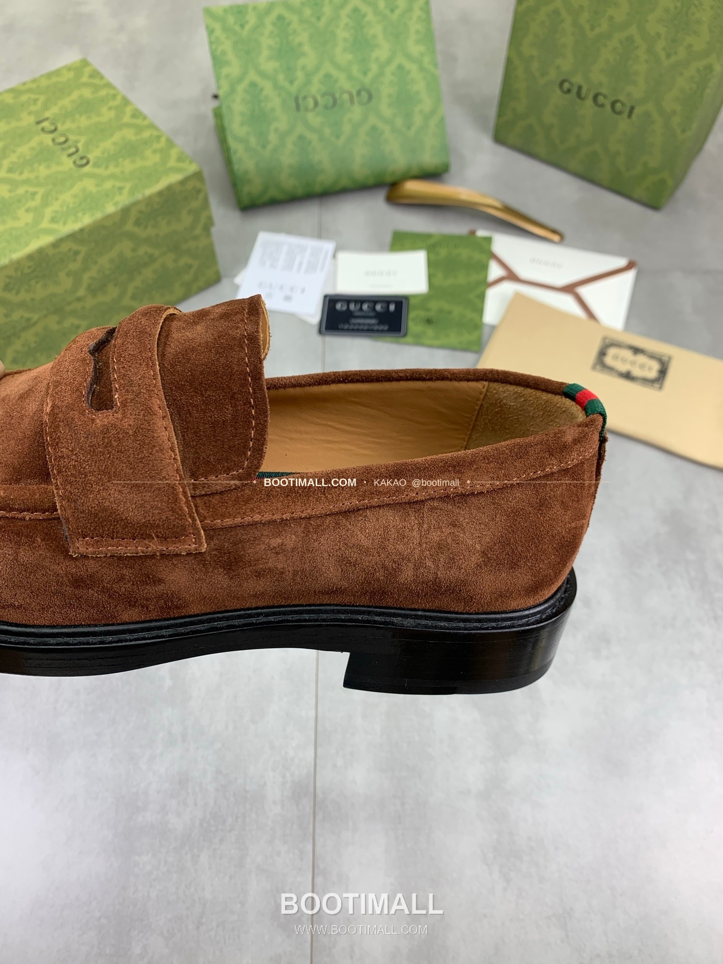 구찌 2026SS 송아지가죽 슬립온 클래식 블랙 로퍼 Gucci 2026 SS Calfskin Slip On Classic Black Loafers 7