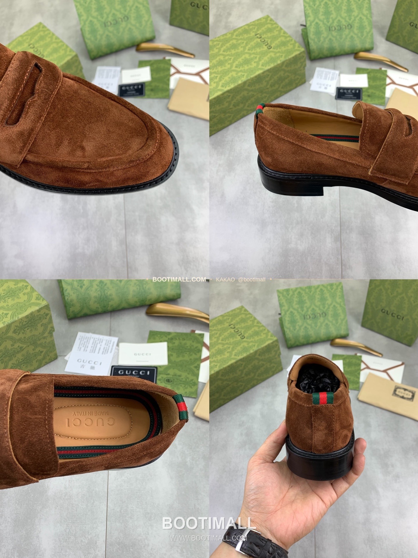 구찌 2026SS 송아지가죽 슬립온 클래식 블랙 로퍼 Gucci 2026 SS Calfskin Slip On Classic Black Loafers 9