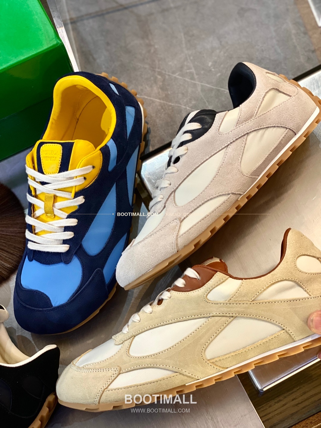 보테가베네타 2026SS 스웨이드 로우탑 브라운 스니커즈 Bottega Veneta 2026 SS Suede Low Top Brown Sneakers BV Orbit Flash 9