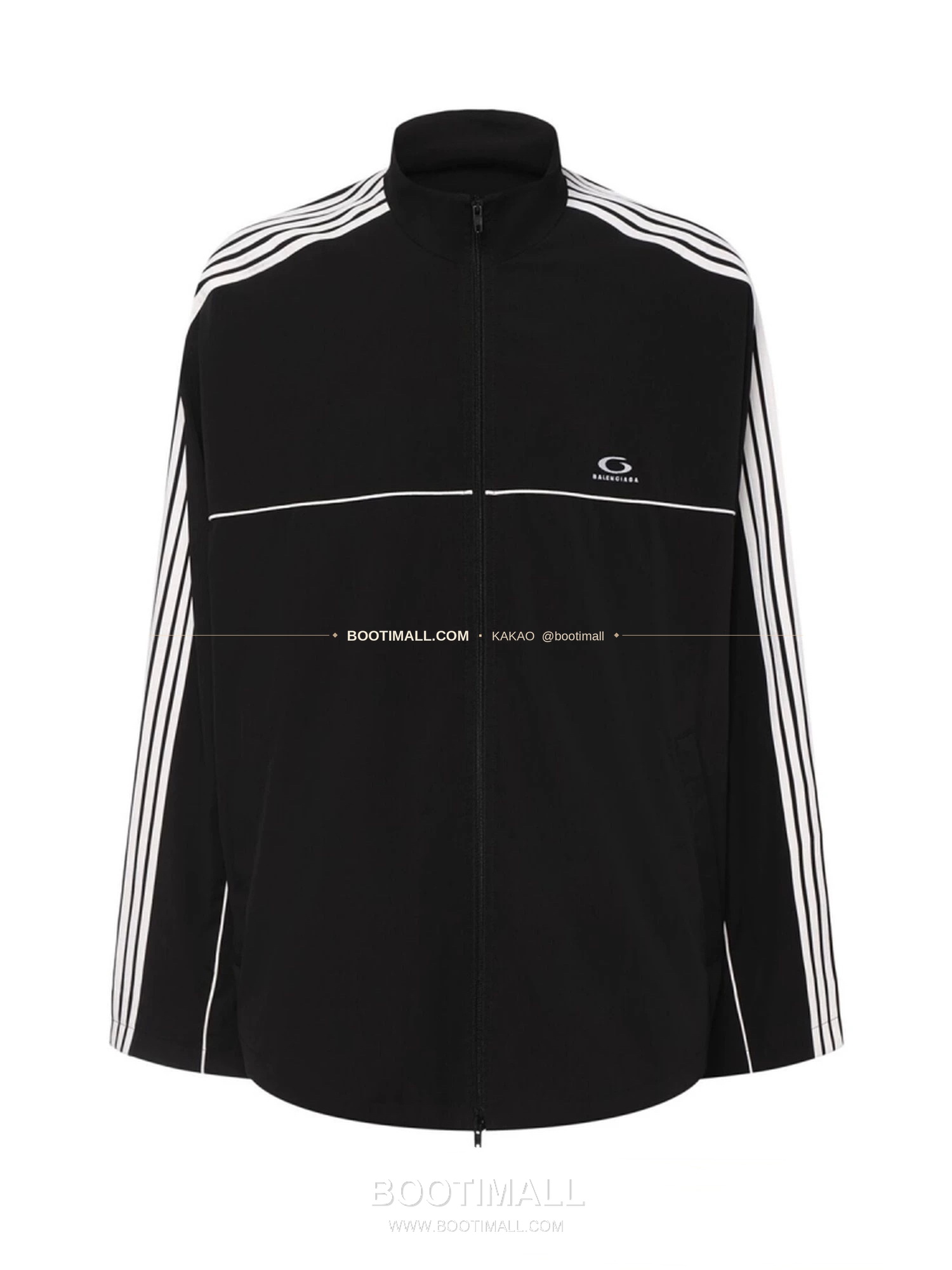 발렌시아가 2025FW 더블링 자수 오버핏 후드 롱 윈드브레이커 Balenciaga 2025 FW Double Ring Embroidery Oversized Hooded Long Windbreaker 18