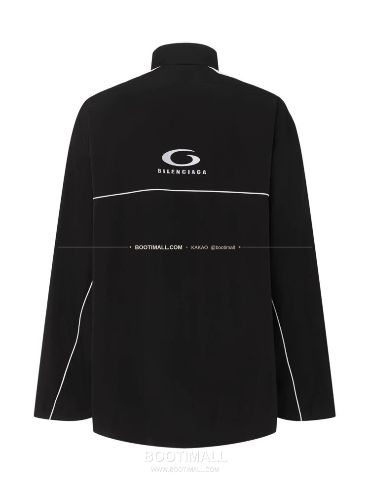 발렌시아가 2025FW 더블링 자수 오버핏 후드 롱 윈드브레이커 Balenciaga 2025 FW Double Ring Embroidery Oversized Hooded Long Windbreaker 19