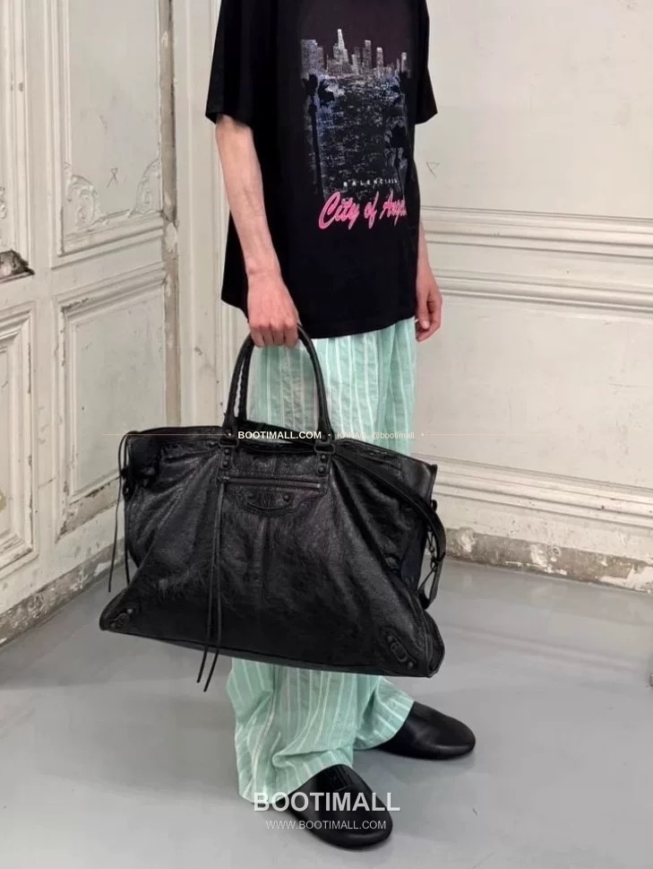 발렌시아가 2025FW 스트라이프 자카드 루즈핏 코튼 롱팬츠 Balenciaga 2025 FW Stripe Jacquard Loose Fit Cotton Long Pants 7