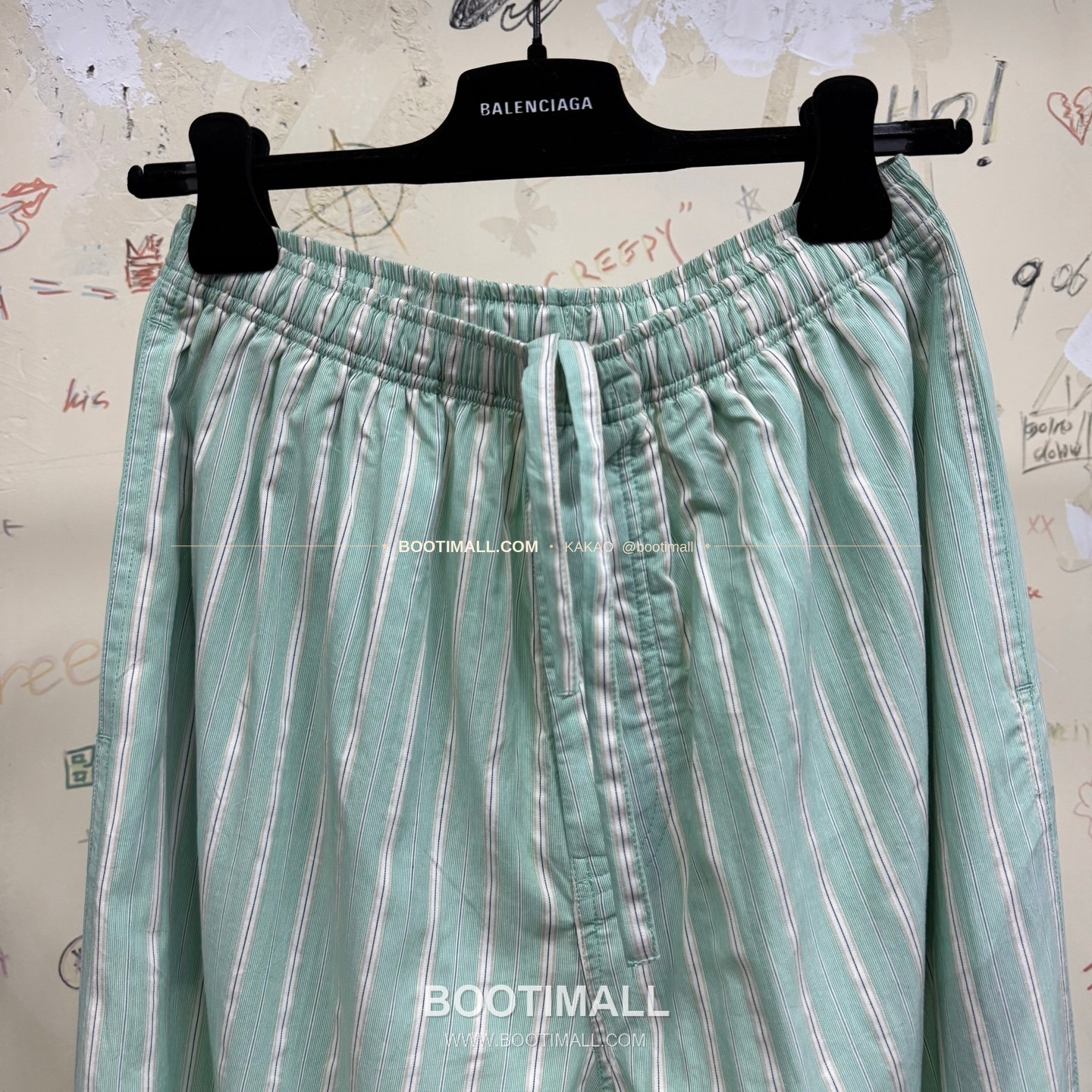 발렌시아가 2025FW 스트라이프 자카드 루즈핏 코튼 롱팬츠 Balenciaga 2025 FW Stripe Jacquard Loose Fit Cotton Long Pants 10