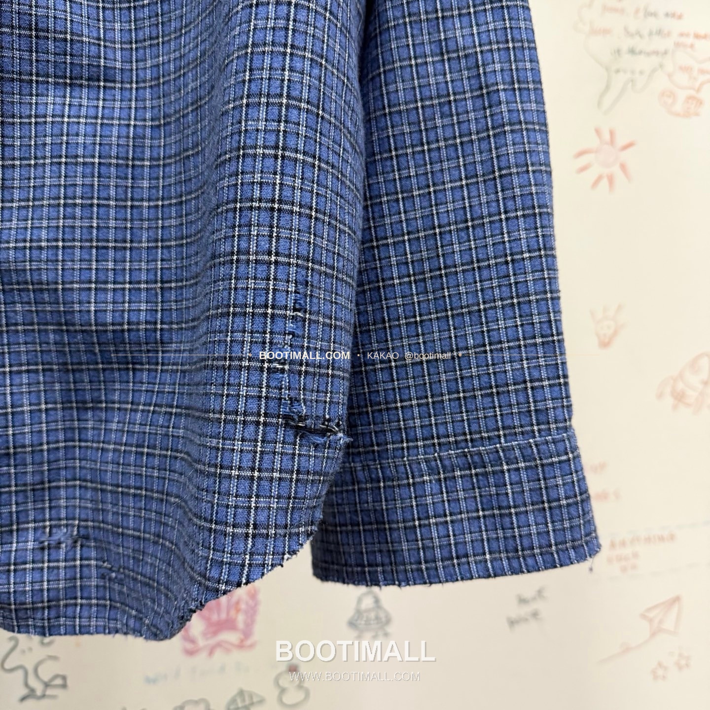 발렌시아가 2025FW 스트라이프 자카드 워싱 루즈핏 언밸런스 셔츠 Balenciaga 2025 FW Stripe Jacquard Washed Loose Fit Asymmetric Shirt 5