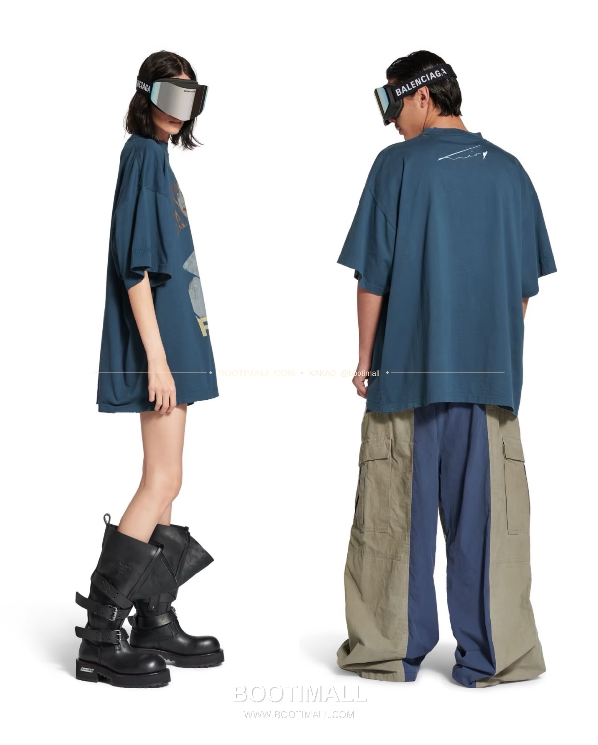 발렌시아가 2025SS 앰배서더 포트레이트 프린트 워싱 루즈핏 반팔 티셔츠 Balenciaga 2025 SS Ambassador Portrait Print Washed Loose Fit Short Sleeve T-Shirt 11