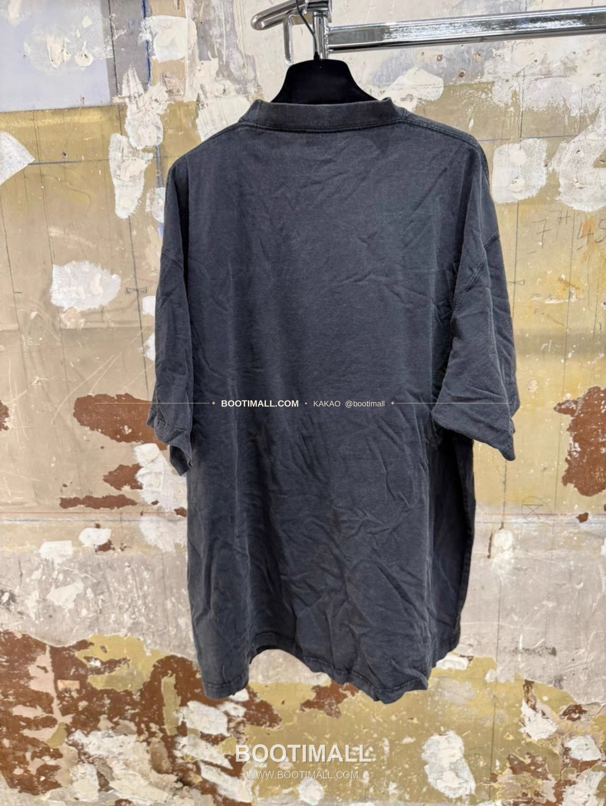 발렌시아가 2025SS 푸마 콜라보 로고프린트 워싱 루즈핏 반팔 티셔츠 Balenciaga 2025 SS Puma Collaboration Logo Print Washed Loose Fit Short Sleeve T-Shirt 18