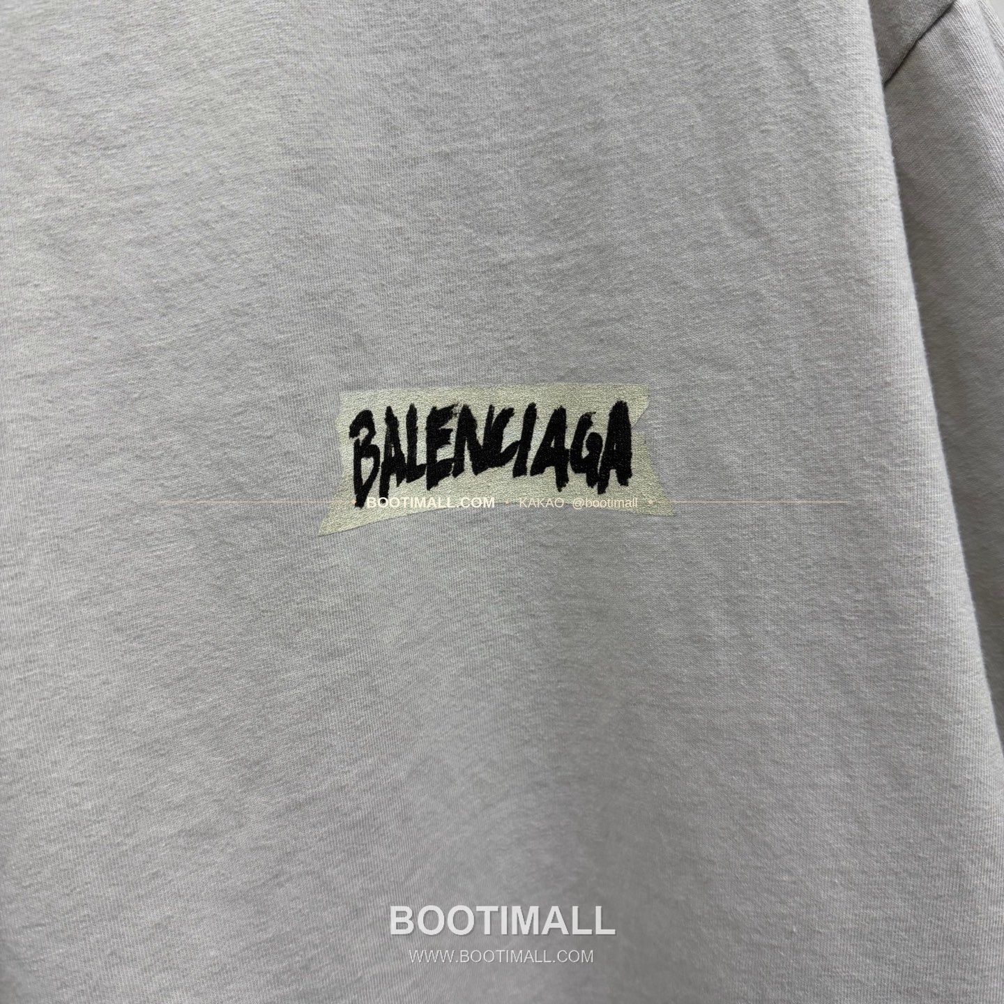 발렌시아가 2026SS 레터로고 프린트 워싱 루즈핏 코튼 반팔 티셔츠 Balenciaga 2026 SS Letter Logo Print Washed Loose Fit Cotton Short Sleeve T-Shirt 9