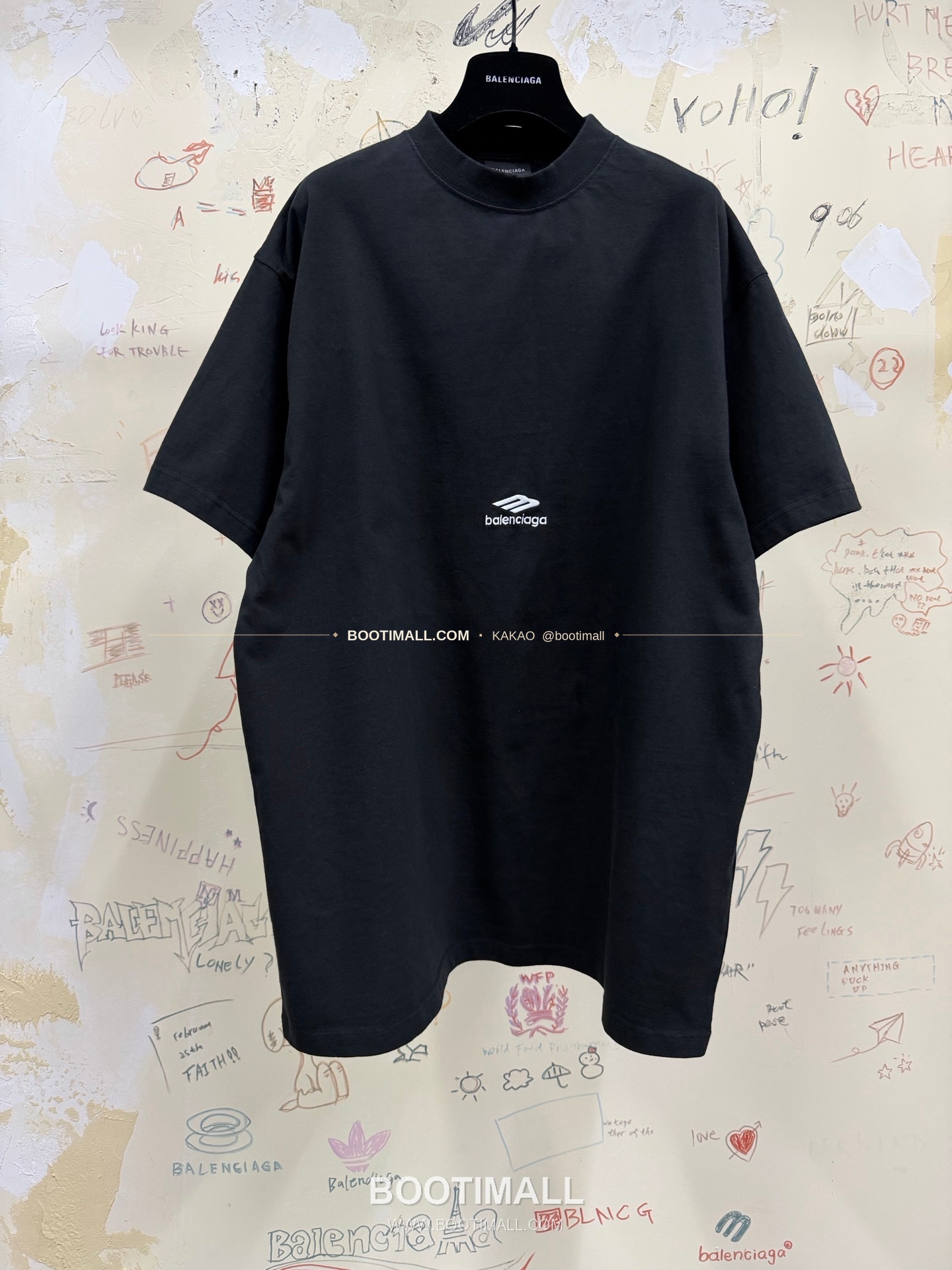 발렌시아가 2026SS 스키 3B로고 자수 루즈핏 반팔 티셔츠 Balenciaga 2026 SS Ski 3B Logo Embroidered Loose Fit Short Sleeve T-Shirt 5