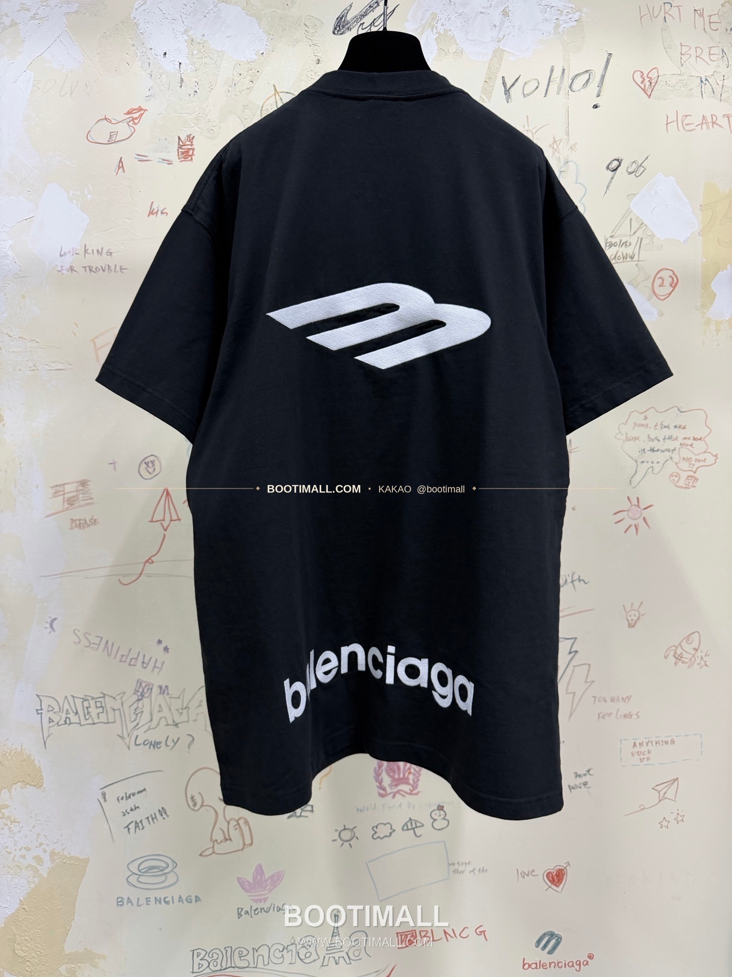 발렌시아가 2026SS 스키 3B로고 자수 루즈핏 반팔 티셔츠 Balenciaga 2026 SS Ski 3B Logo Embroidered Loose Fit Short Sleeve T-Shirt 8