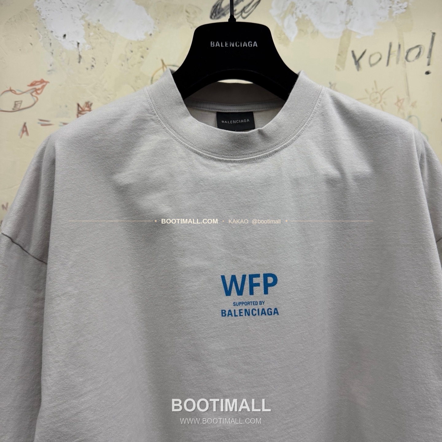 발렌시아가 2026SS WFP 로고프린트 워싱 레귤러핏 반팔 티셔츠 Balenciaga 2026 SS WFP Logo Print Washed Regular Fit Short Sleeve T-Shirt 6