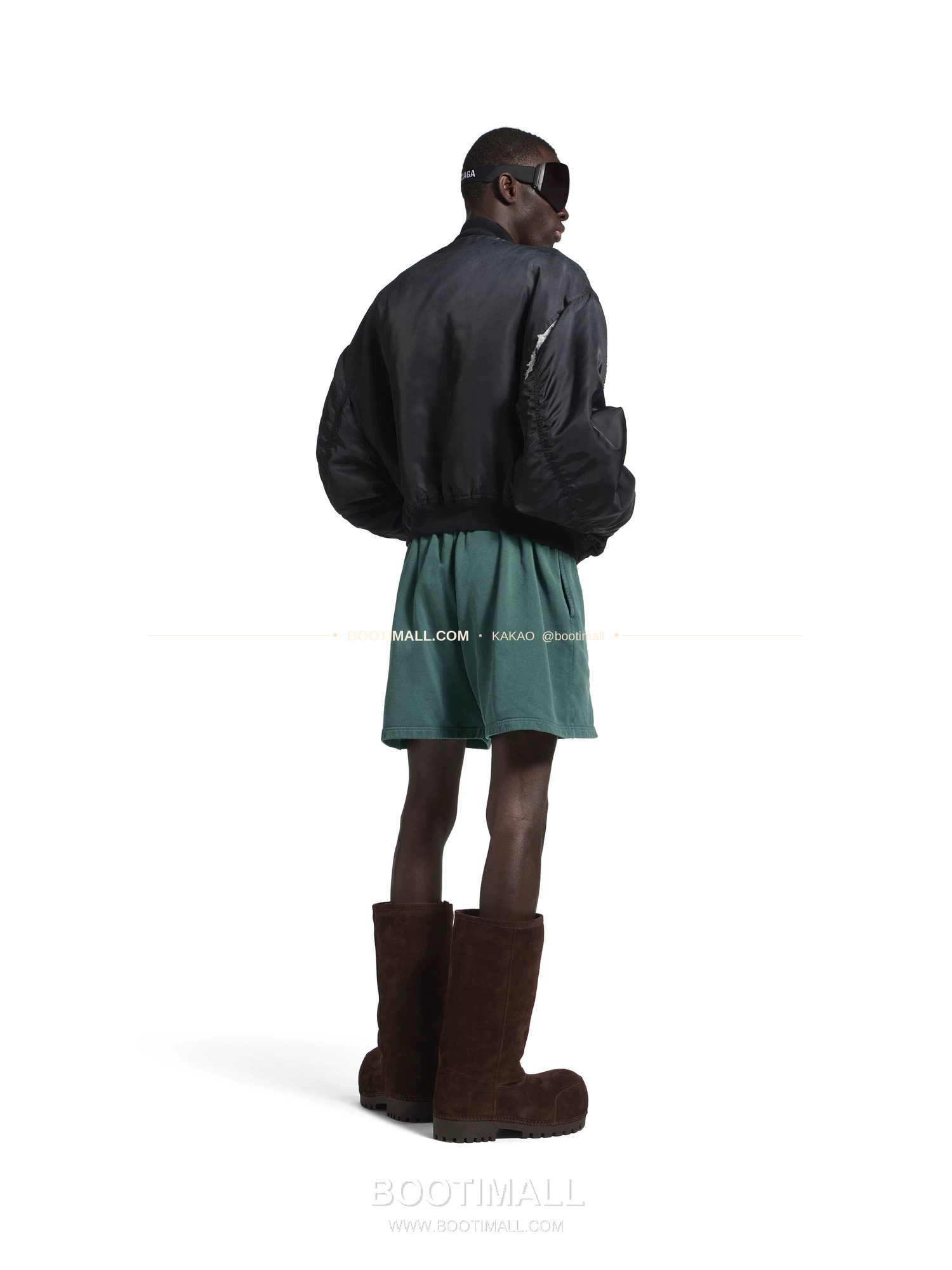 발렌시아가 2025FW 농구라인 워싱 루즈핏 코튼 쇼츠 Balenciaga 2025 FW Basketball Washed Loose Fit Cotton Shorts 4