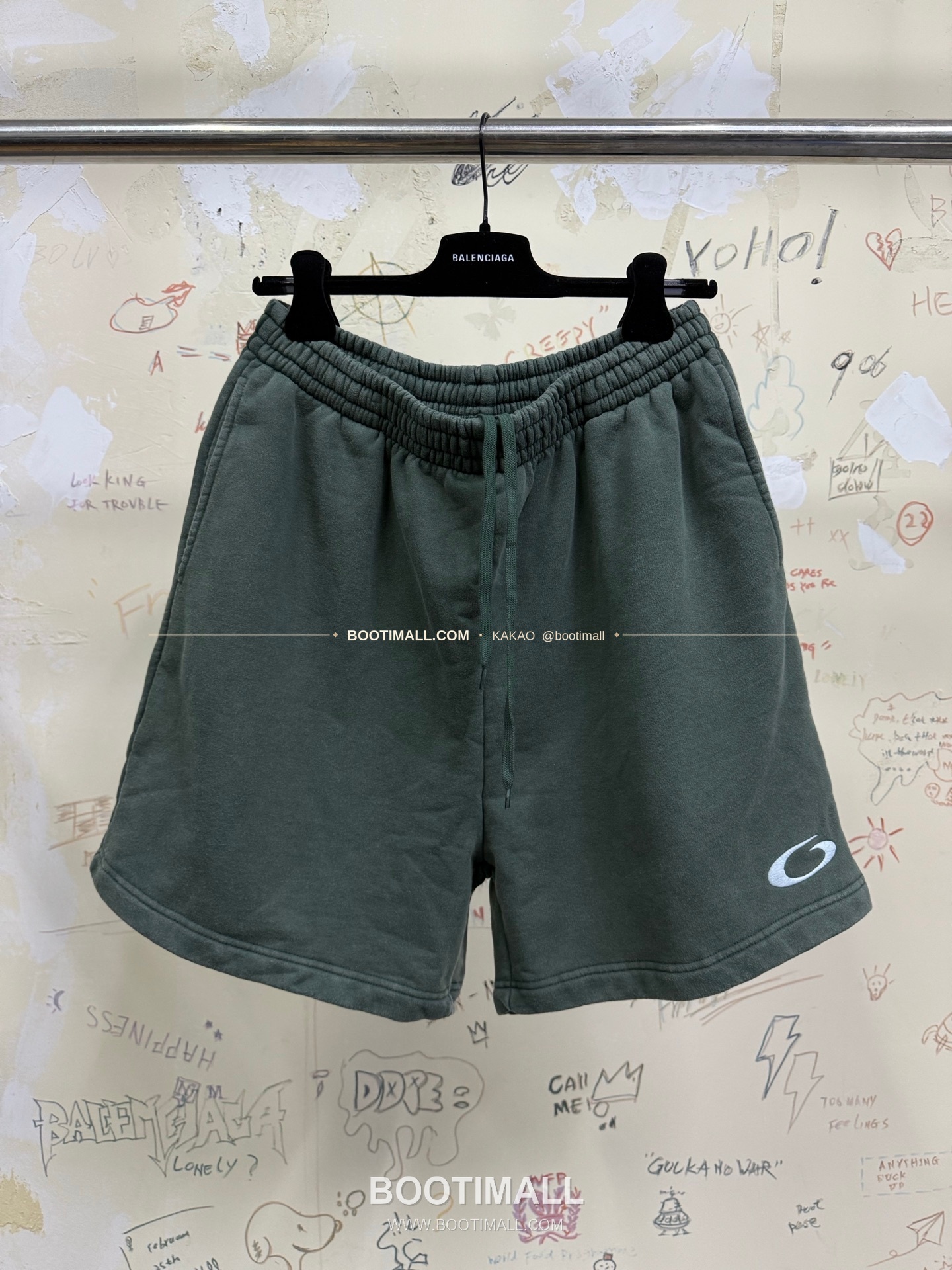 발렌시아가 2025FW 농구라인 워싱 루즈핏 코튼 쇼츠 Balenciaga 2025 FW Basketball Washed Loose Fit Cotton Shorts 5