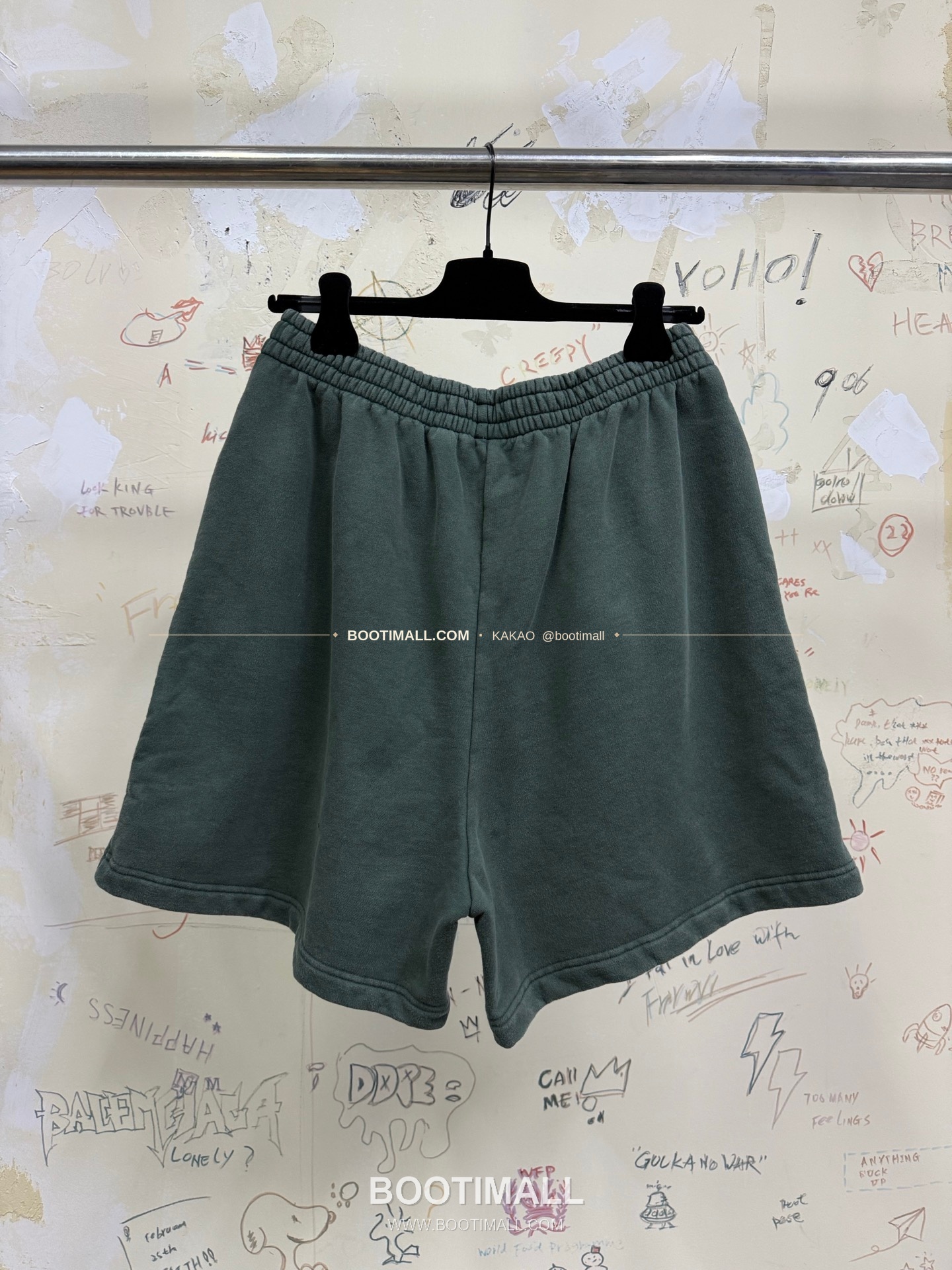 발렌시아가 2025FW 농구라인 워싱 루즈핏 코튼 쇼츠 Balenciaga 2025 FW Basketball Washed Loose Fit Cotton Shorts 8